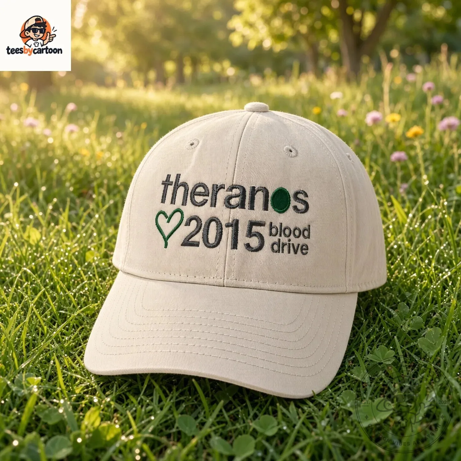 Theranos 2015 Blood Drive Embroidered Hat 5 Theranos 2015 Blood Drive Embroidered Hat