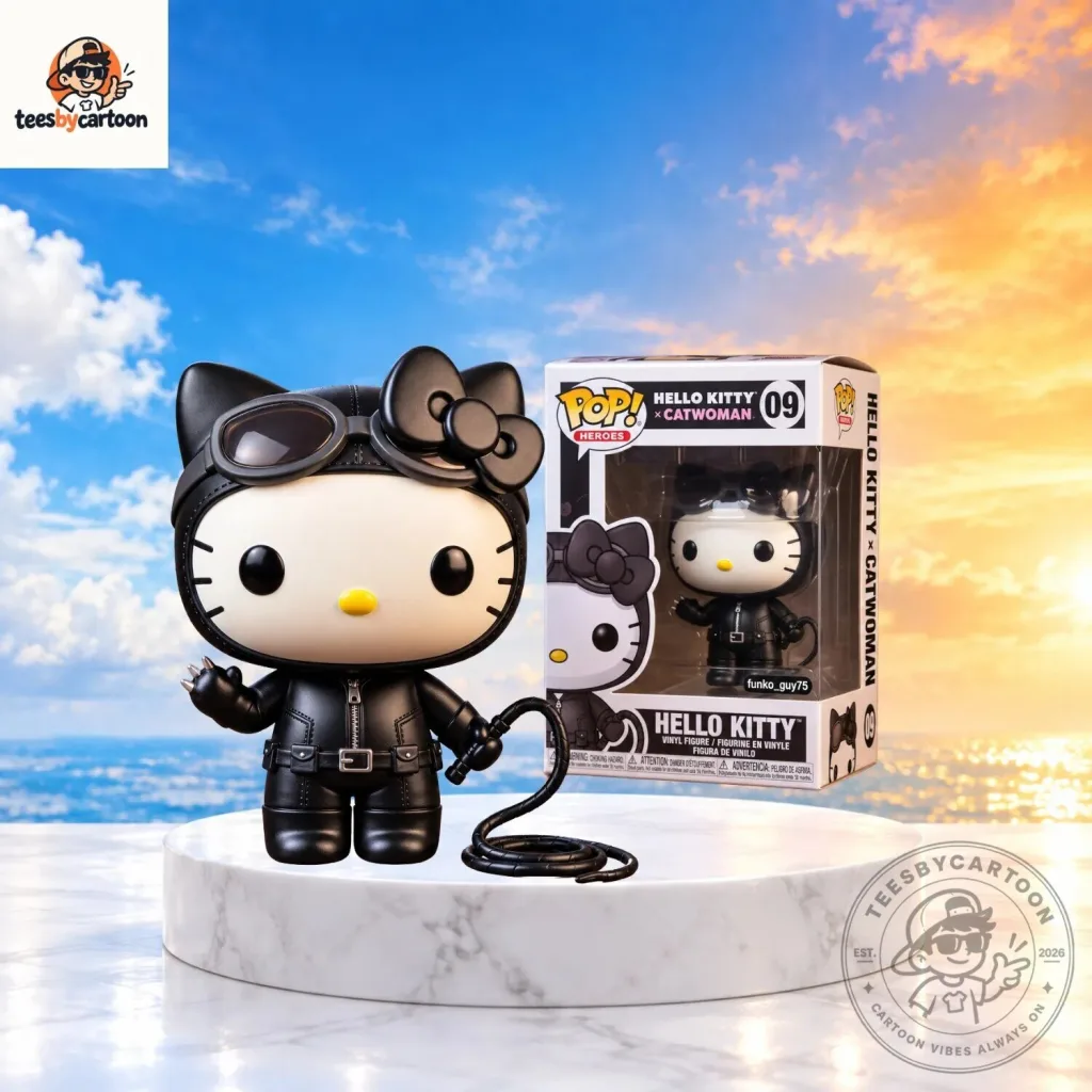 Hello Kitty x Catwoman Cosplay Funko Pop Vinyl Figure Hello Kitty x Catwoman Cosplay Funko Pop Vinyl Figure