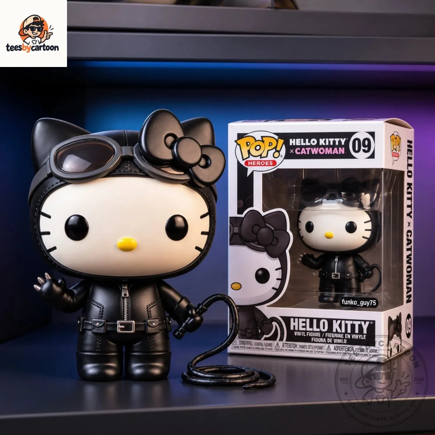 Hello Kitty x Catwoman Cosplay Funko Pop Vinyl Figure 6 Hello Kitty x Catwoman Cosplay Funko Pop Vinyl Figure