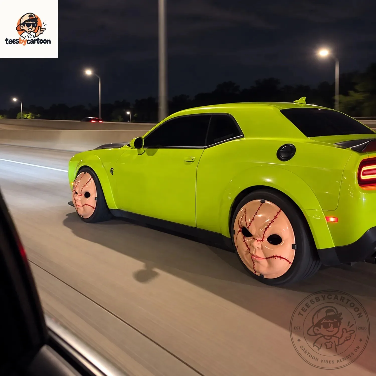 Jason Voorhees And Chucky Custom Car Wheel Hubcaps Covers Rim Skin 6 Jason Voorhees And Chucky Custom Car Wheel Hubcaps Covers Rim Skin