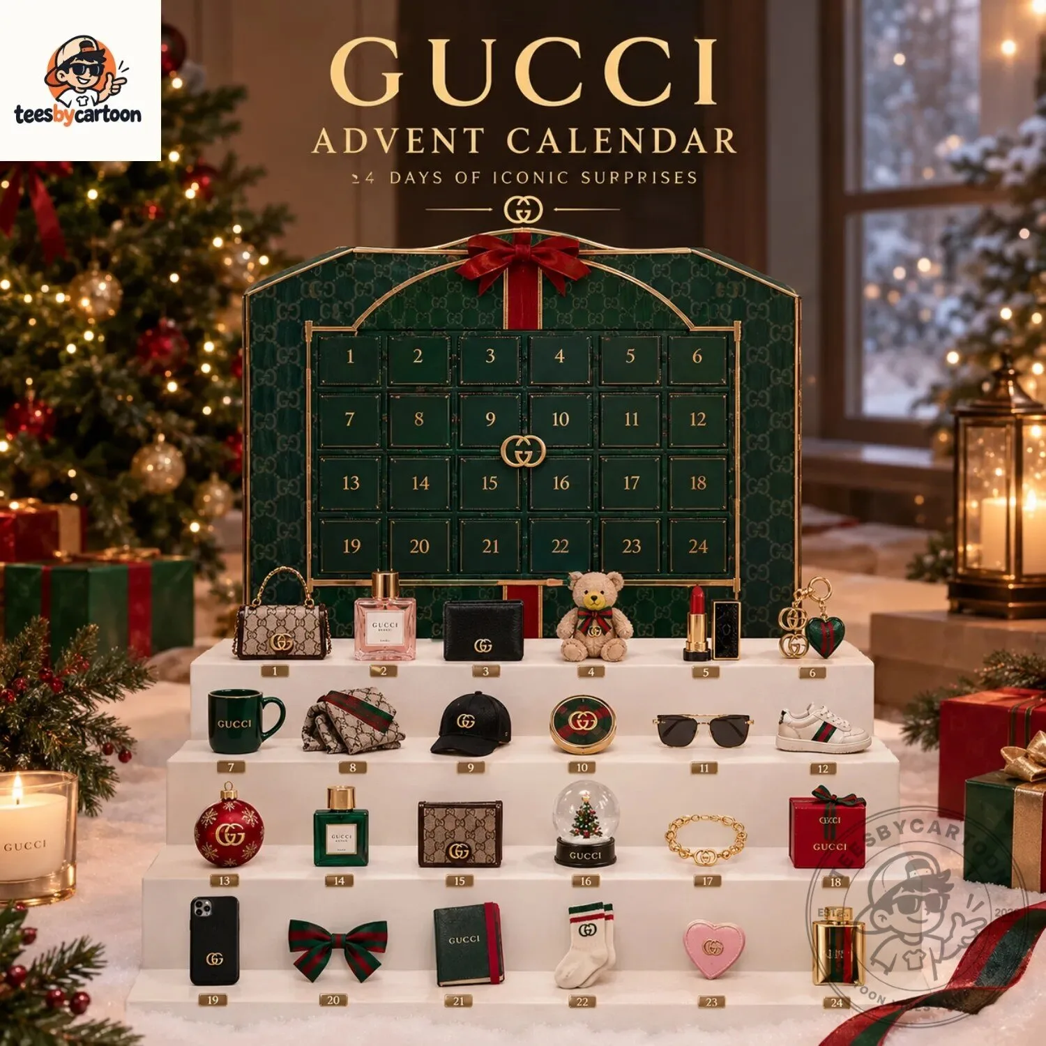 Gucci Holiday Surprise 24 Days Christmas Advent Calendar