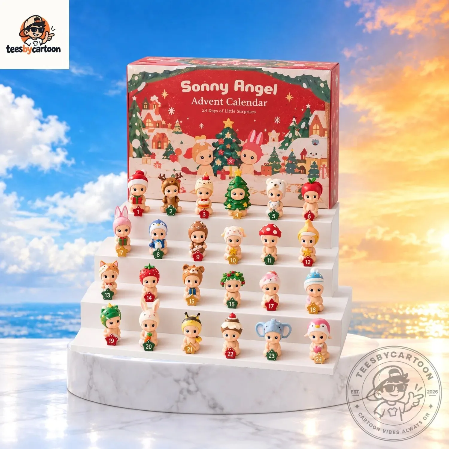 Sonny Angel 24 Days Of Christmas Surprises Advent Calendar
