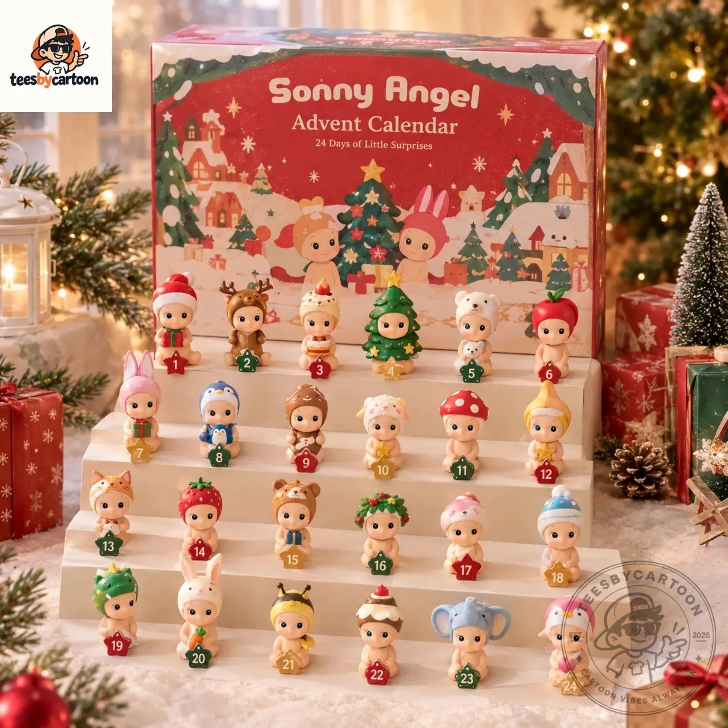 Sonny Angel 24 Days Of Christmas Surprises Advent Calendar