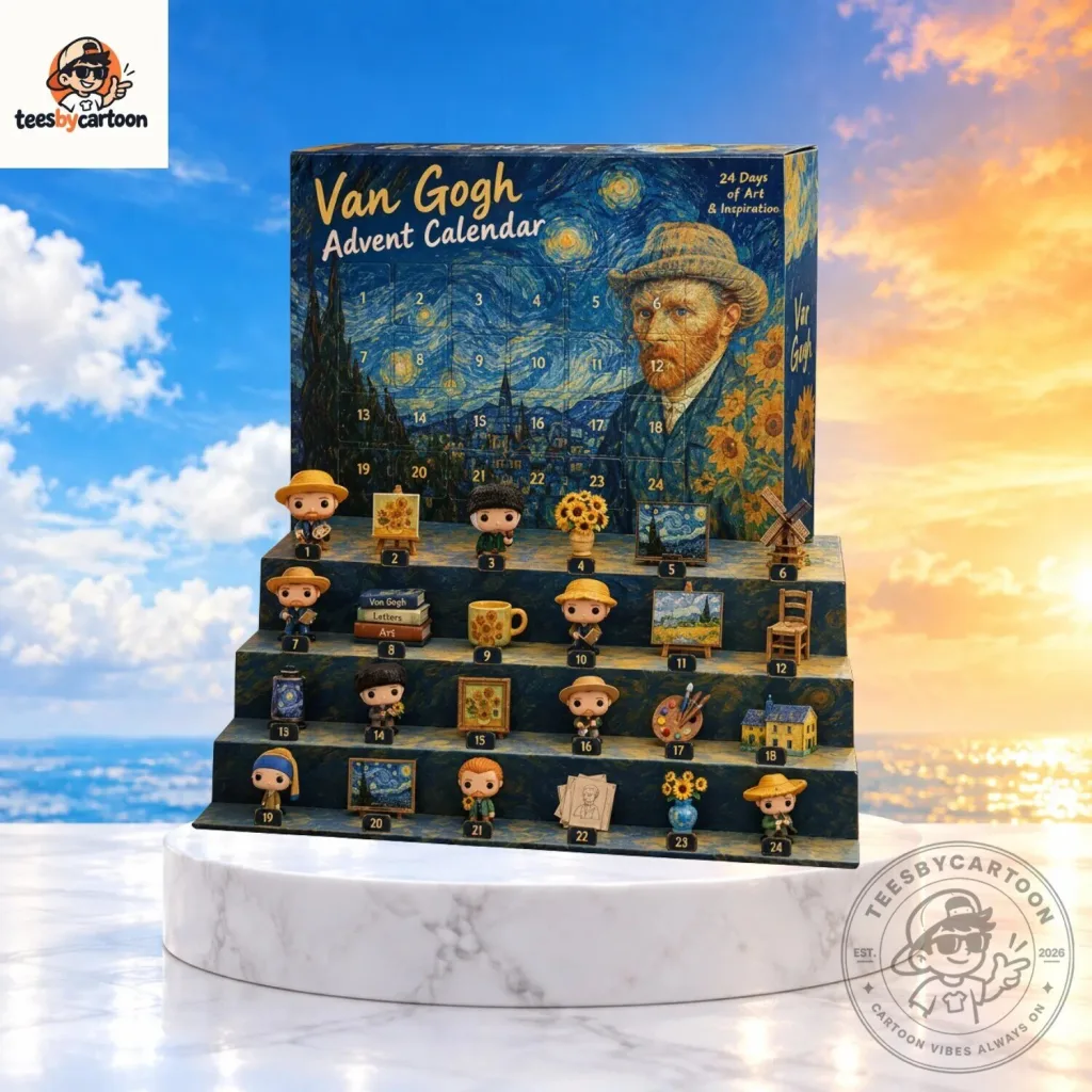 Vincent Van Gogh 24 Days Christmas Advent Calendar Vincent Van Gogh 24 Days Christmas Advent Calendar