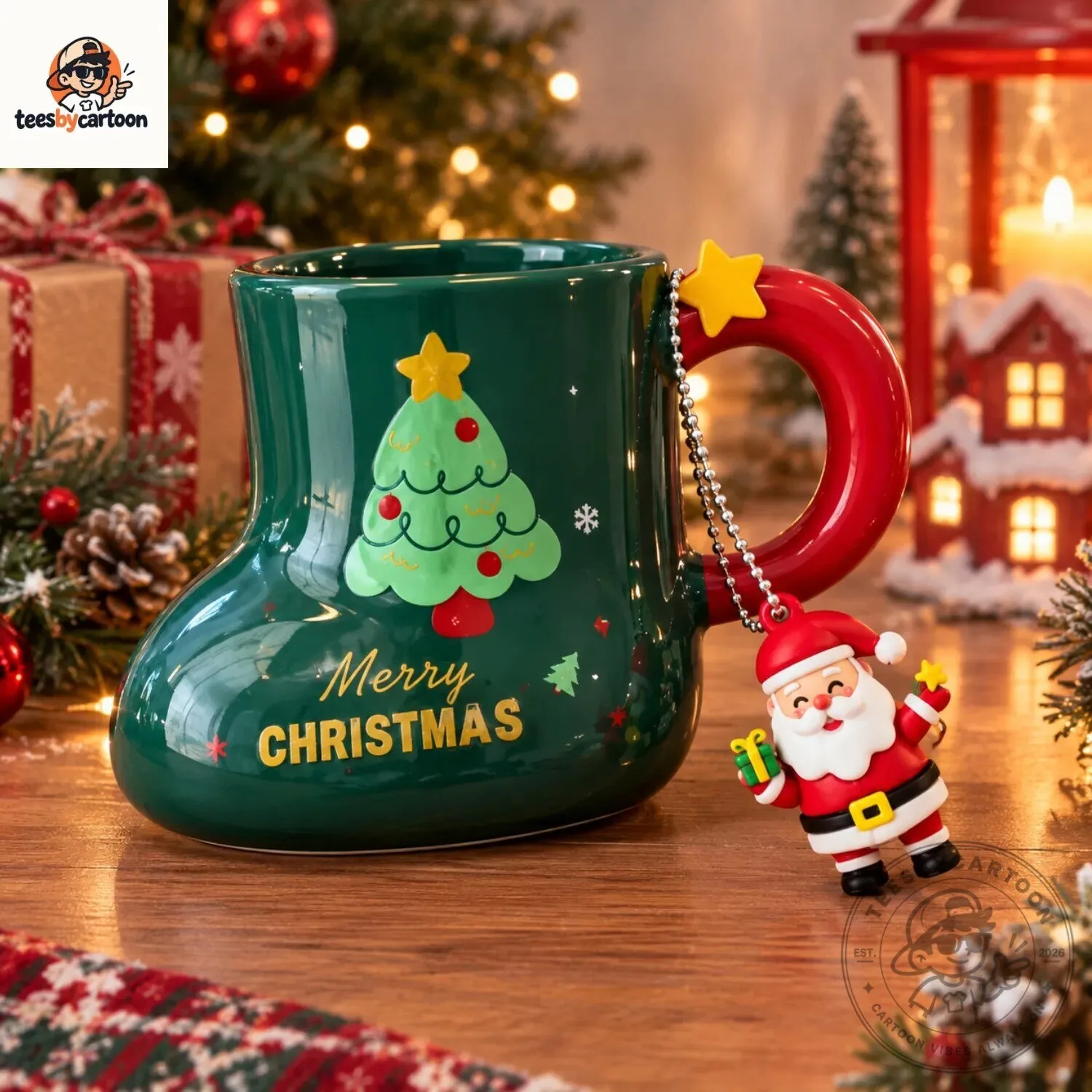 Christmas Stocking Ceramic Coffee Mug 5 Christmas Stocking Ceramic Coffee Mug 1