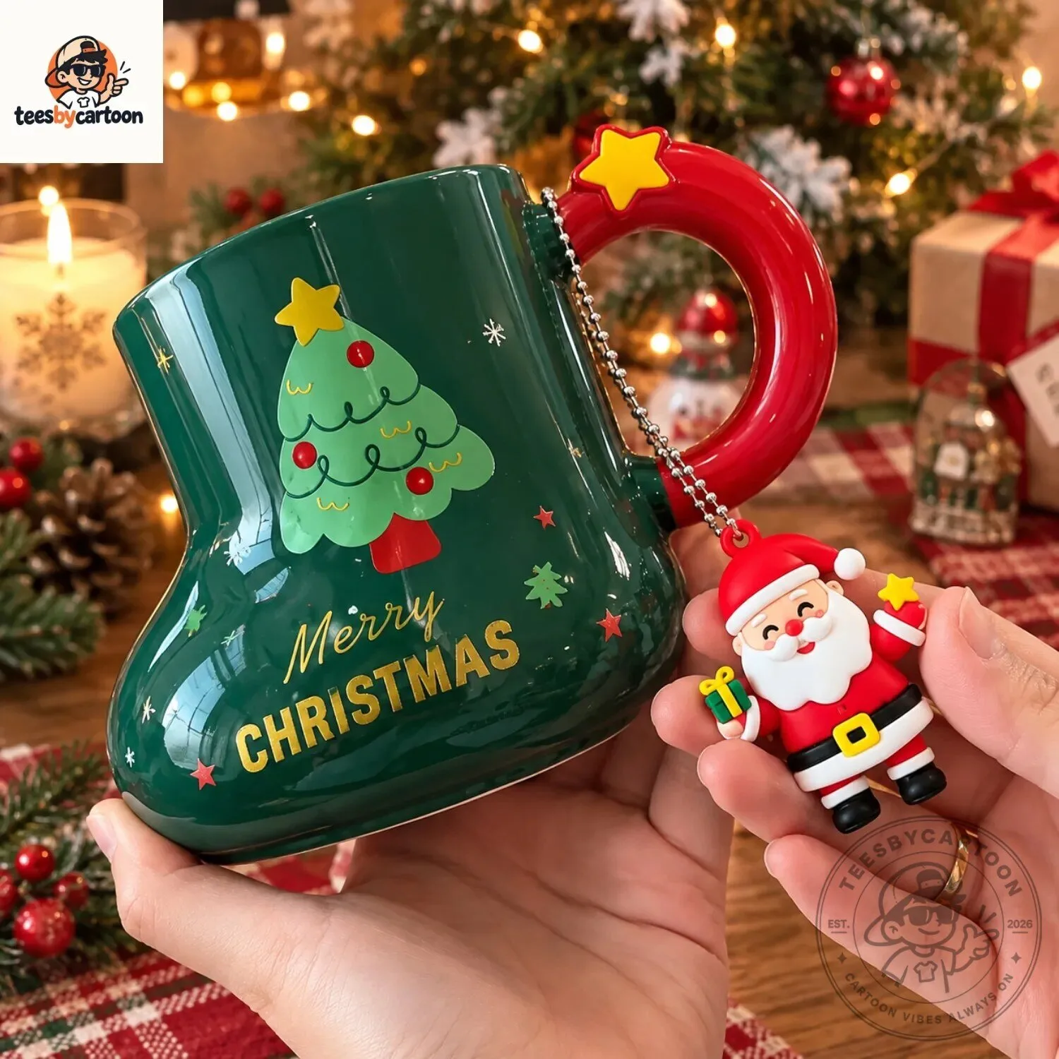 Christmas Stocking Ceramic Coffee Mug 7 Christmas Stocking Ceramic Coffee Mug 1