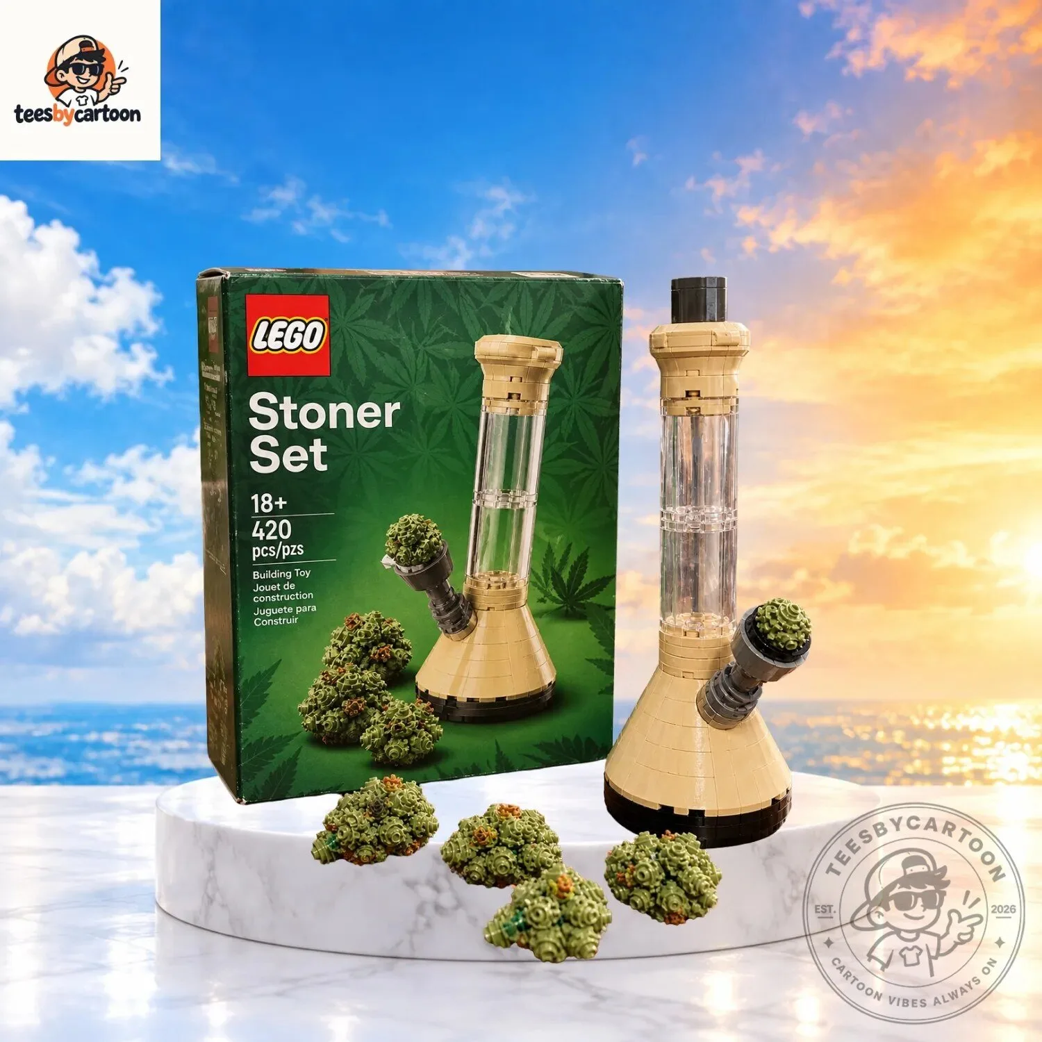 Novelty Stoner Building Blocks Set
