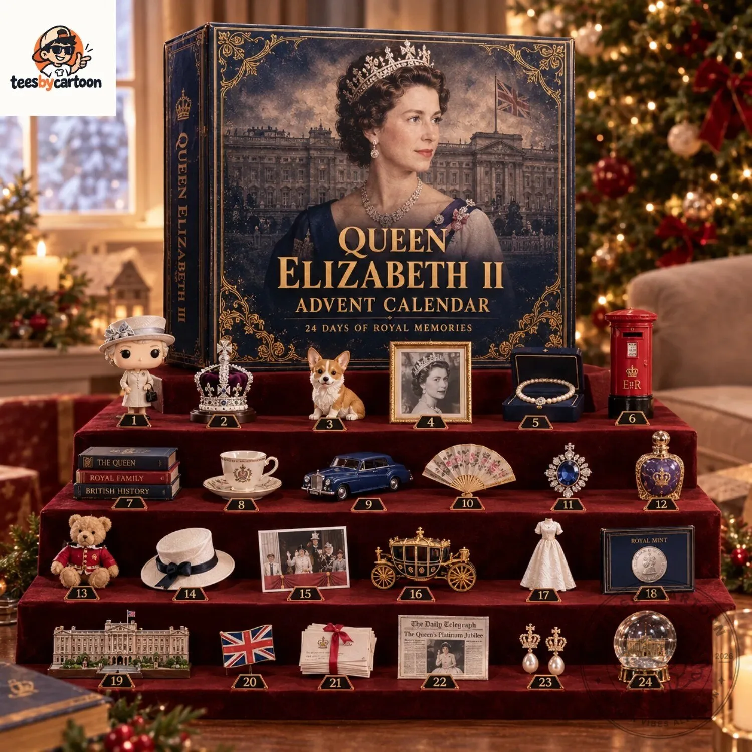 Queen Elizabeth II Advent Calendar 3 Queen Elizabeth II Advent Calendar