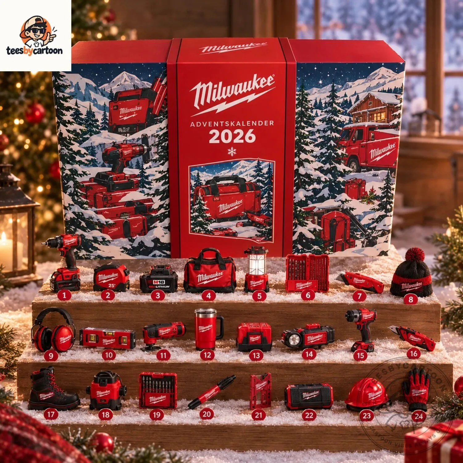 Milwaukee Tools Advent Calendar 3 Milwaukee Tools Advent Calendar