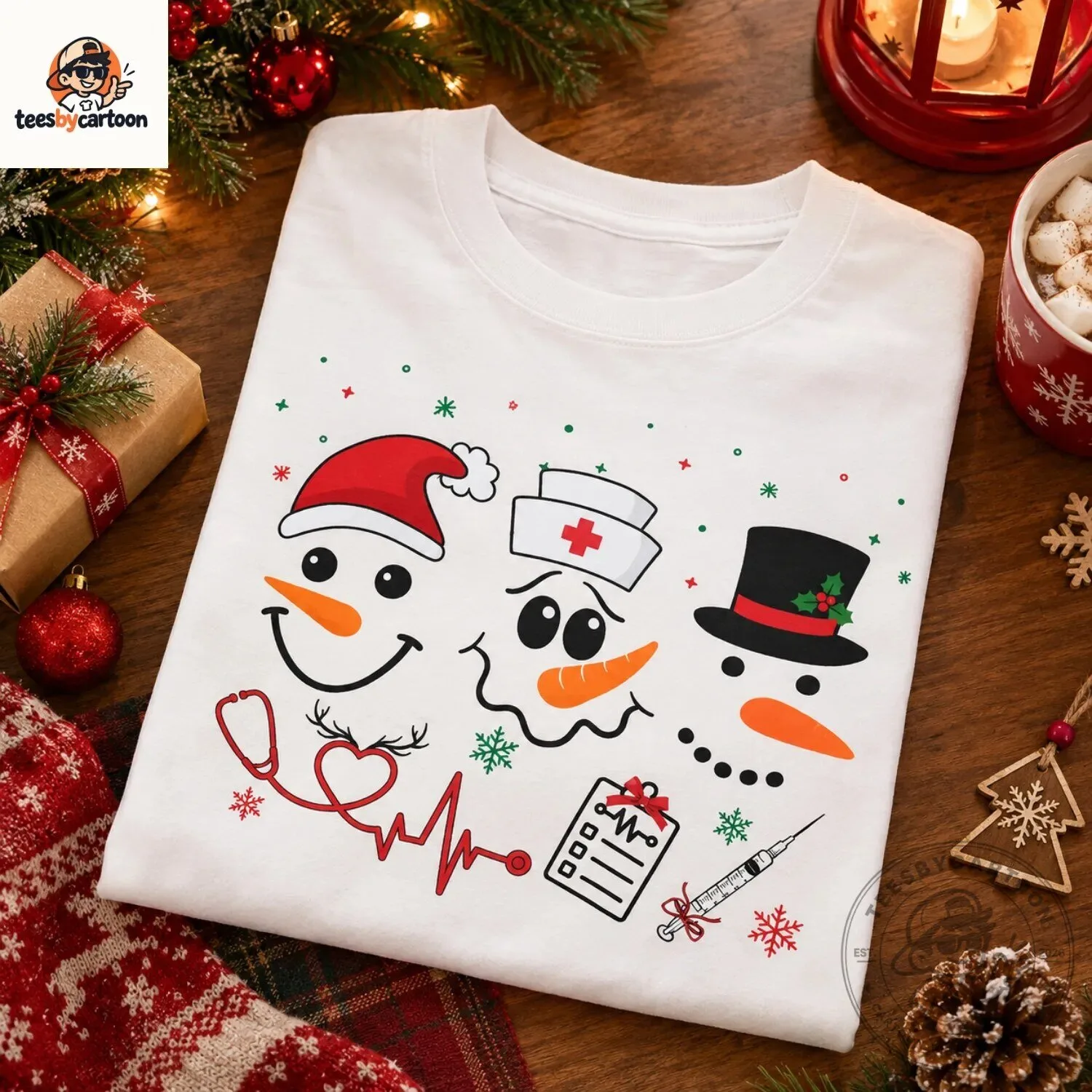 Christmas Nurse Snowman Shirt 6 Christmas Nurse Snowman Shirt