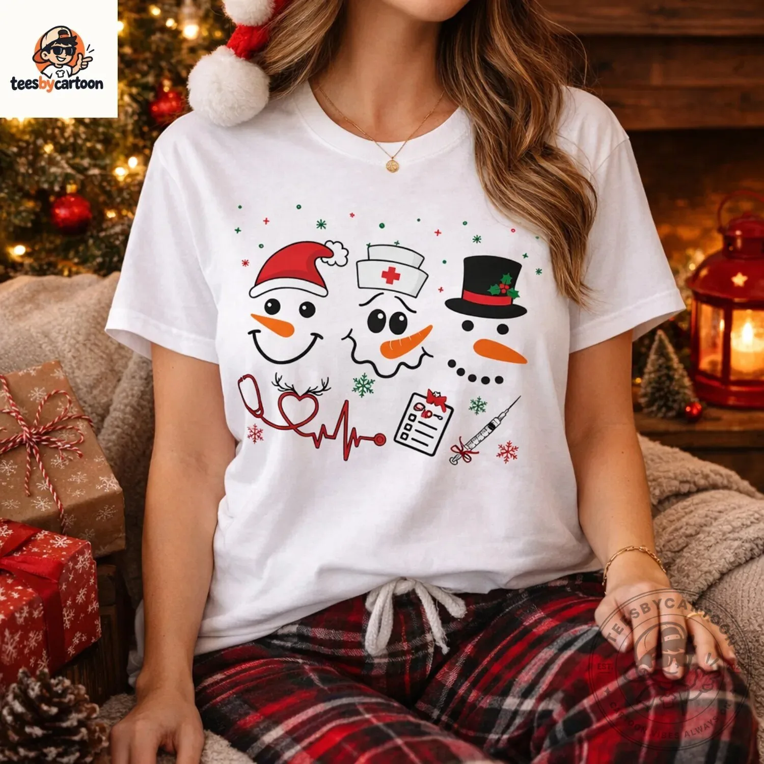 Christmas Nurse Snowman Shirt 7 Christmas Nurse Snowman Shirt