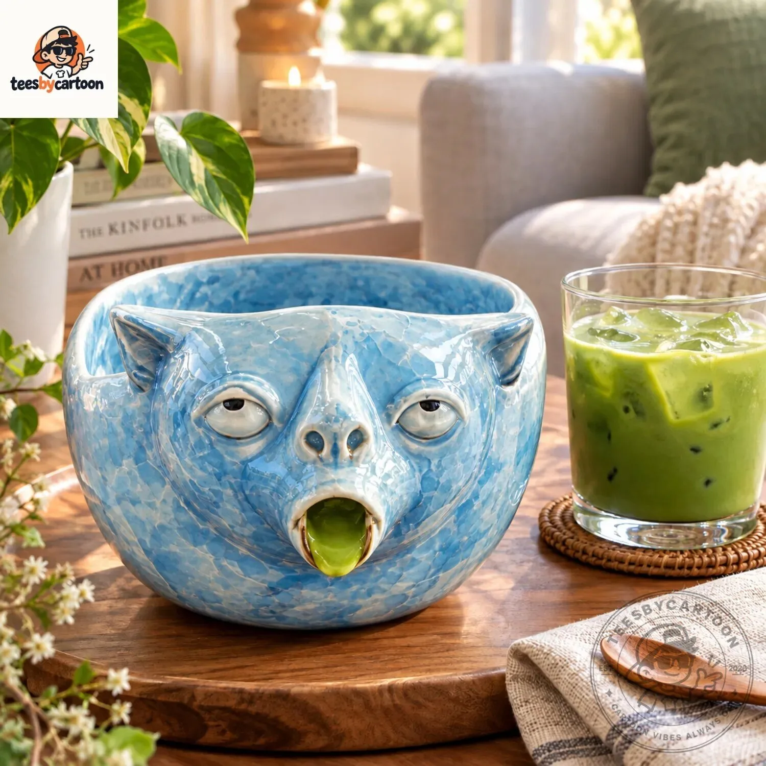 Funny Puking Cat Matcha Bowl 9 Funny Puking Cat Matcha Bowl