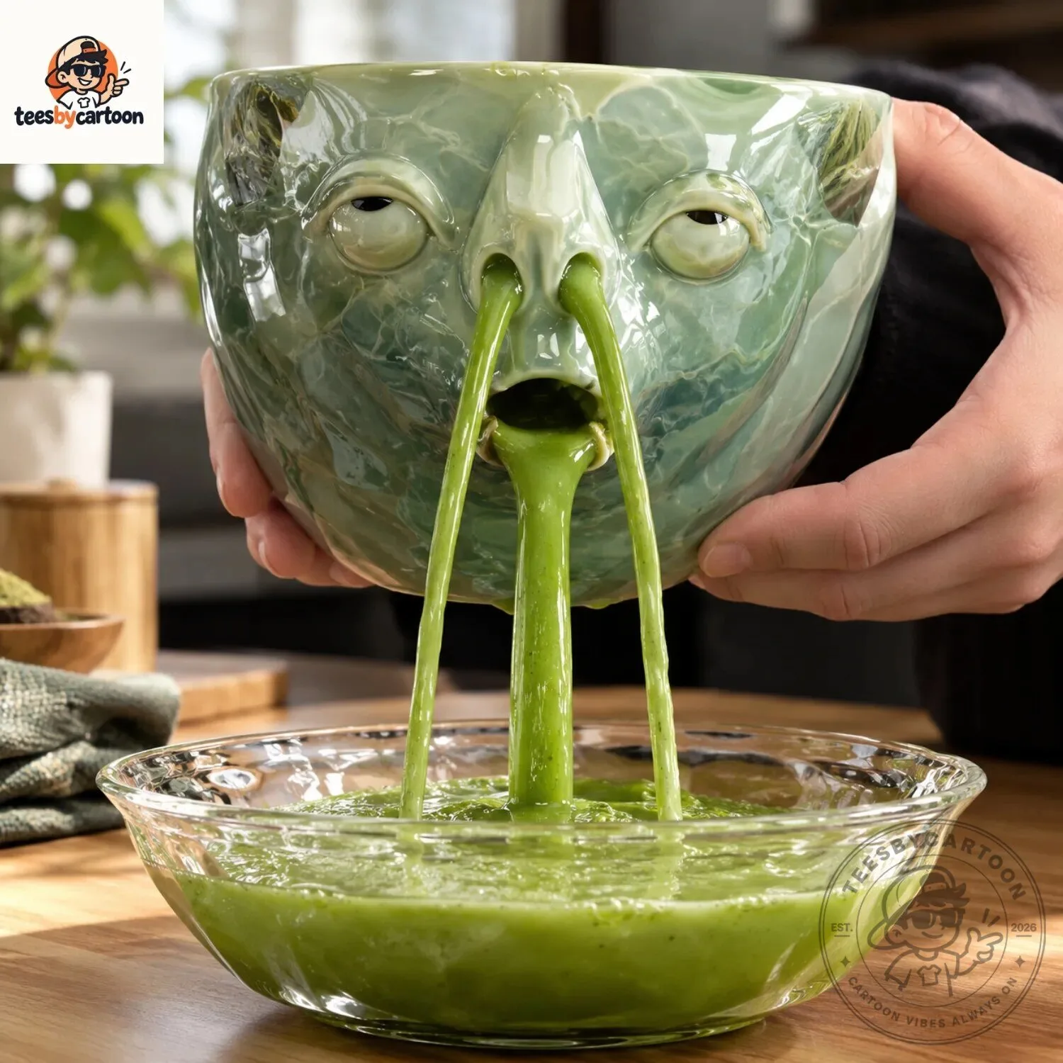 Funny Puking Cat Matcha Bowl 11 Funny Puking Cat Matcha Bowl