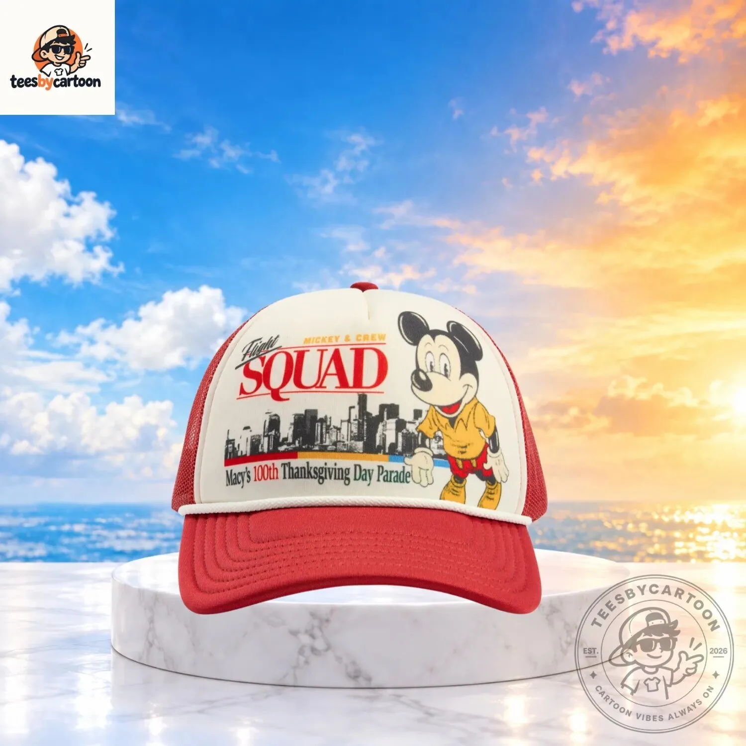 Mickey Macy's 100th Thanksgiving Day Parade Trucker Hat
