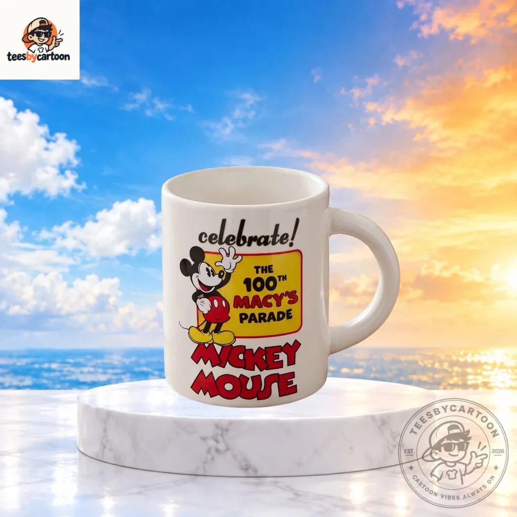 Mickey Mouse 100th Macy's Thanksgiving Day Parade Mug Mickey Mouse 100th Macy's Thanksgiving Day Parade Mug