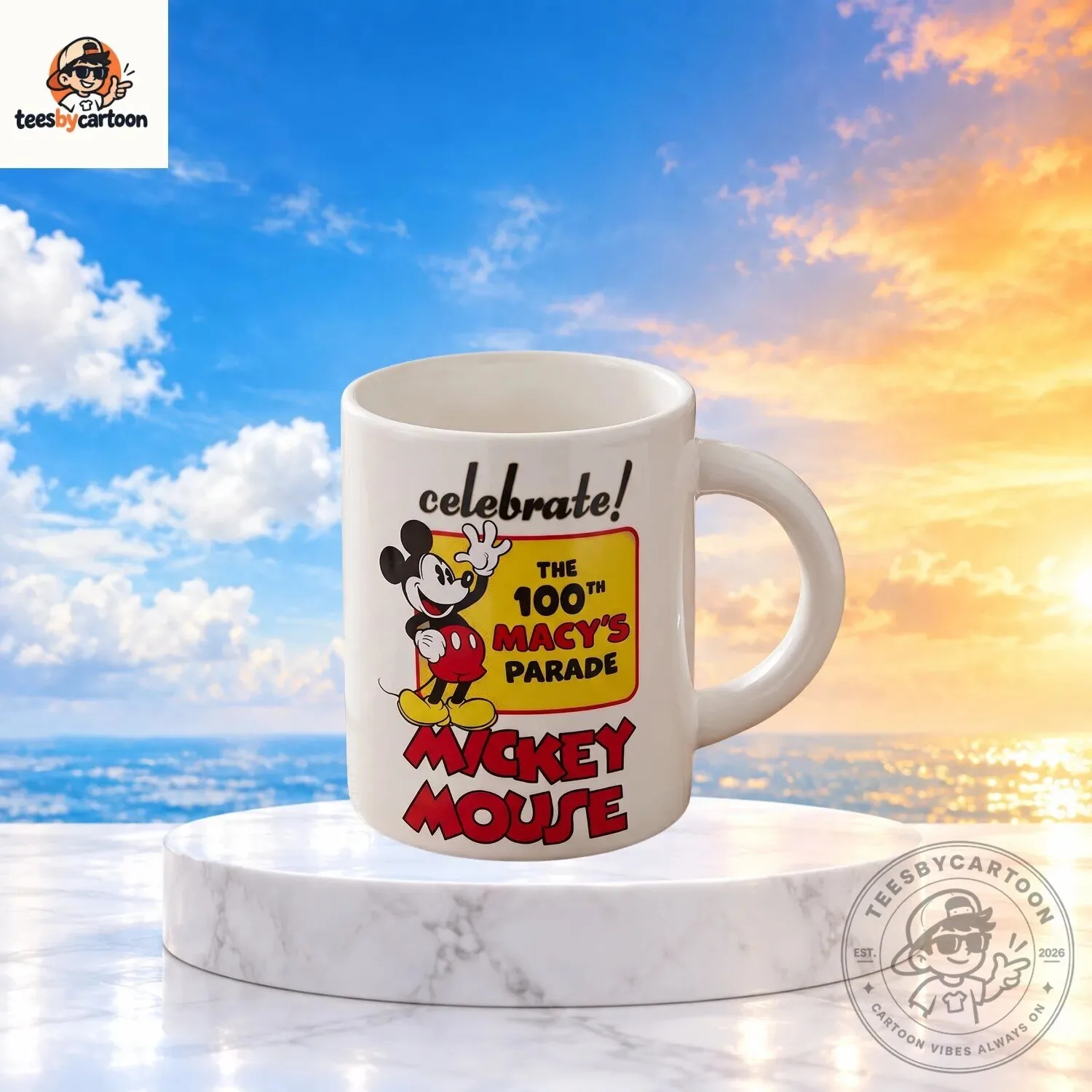 Mickey Mouse 100th Macy's Thanksgiving Day Parade Mug