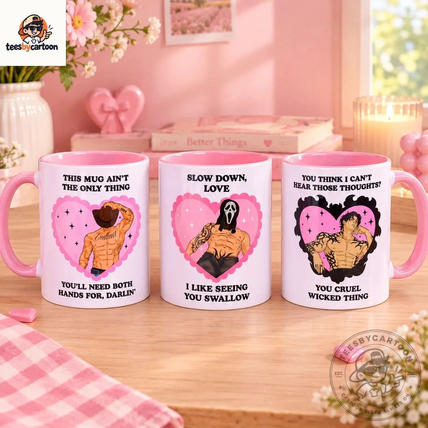 Funny Slasher Ghostface and Cowboy Buff Mug 3 Funny Slasher Ghostface and Cowboy Buff Mug