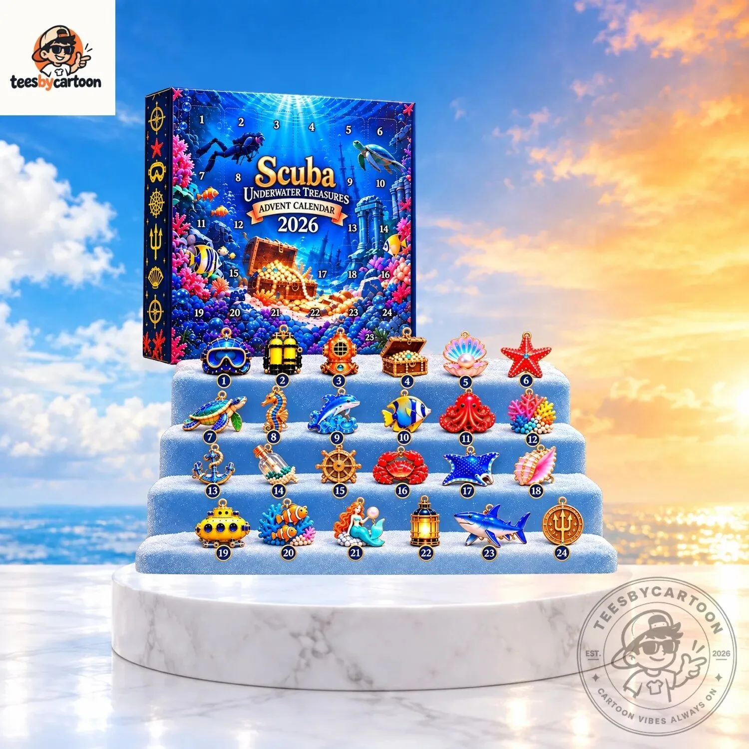 Scuba Underwater Treasures Advent Calendar