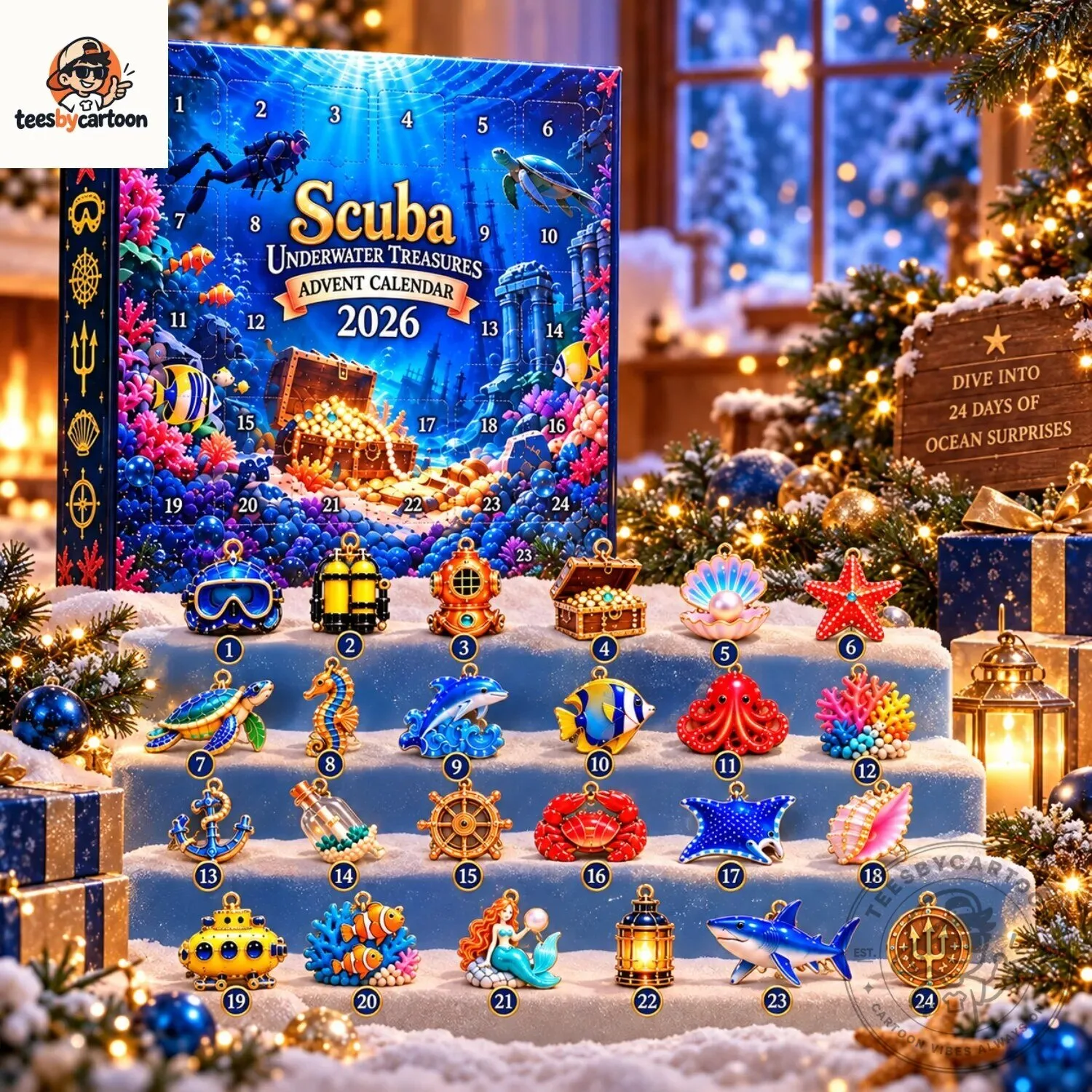 Scuba Underwater Treasures Advent Calendar 3 Scuba Underwater Treasures Advent Calendar