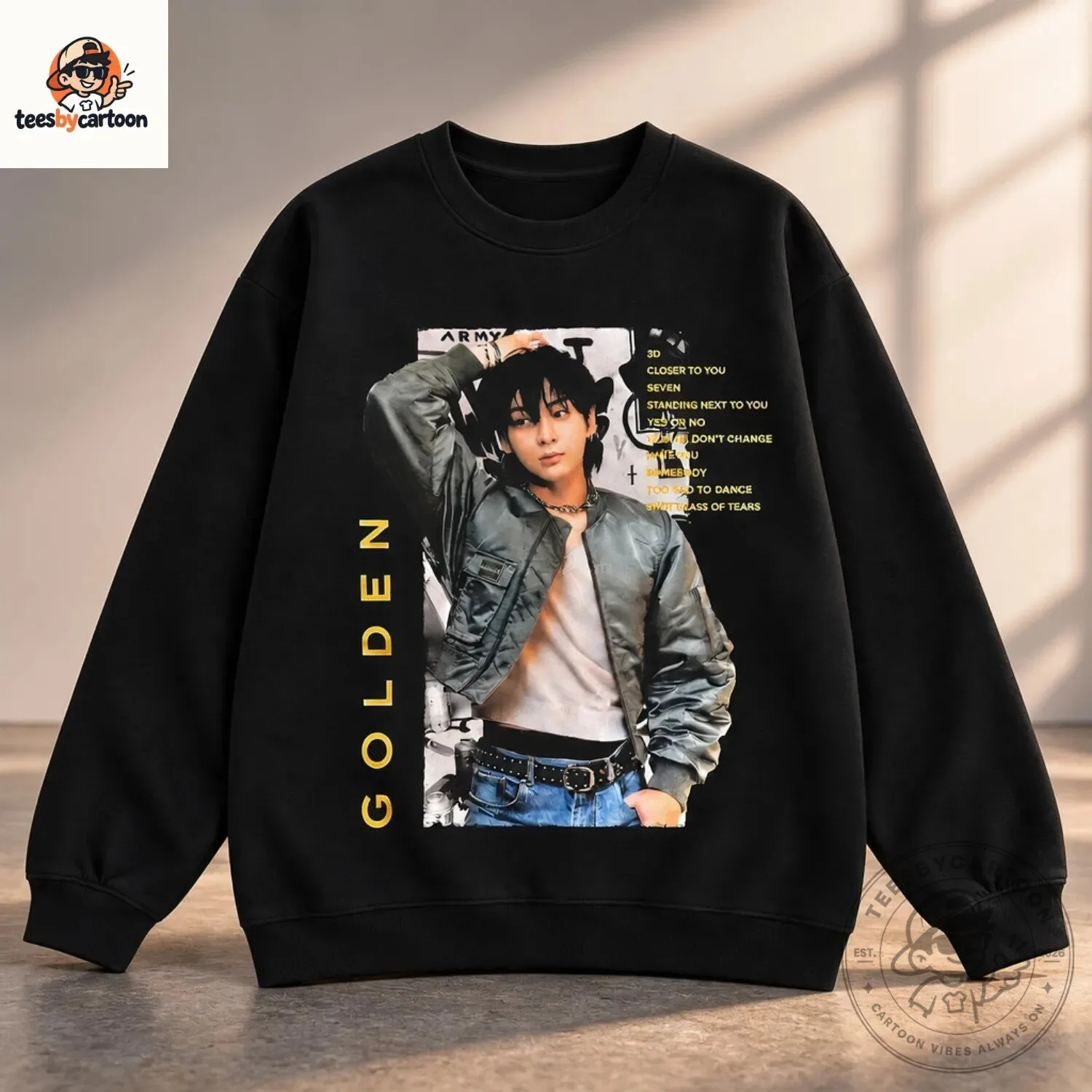 BTS Jungkook GOLDEN Album Sweater