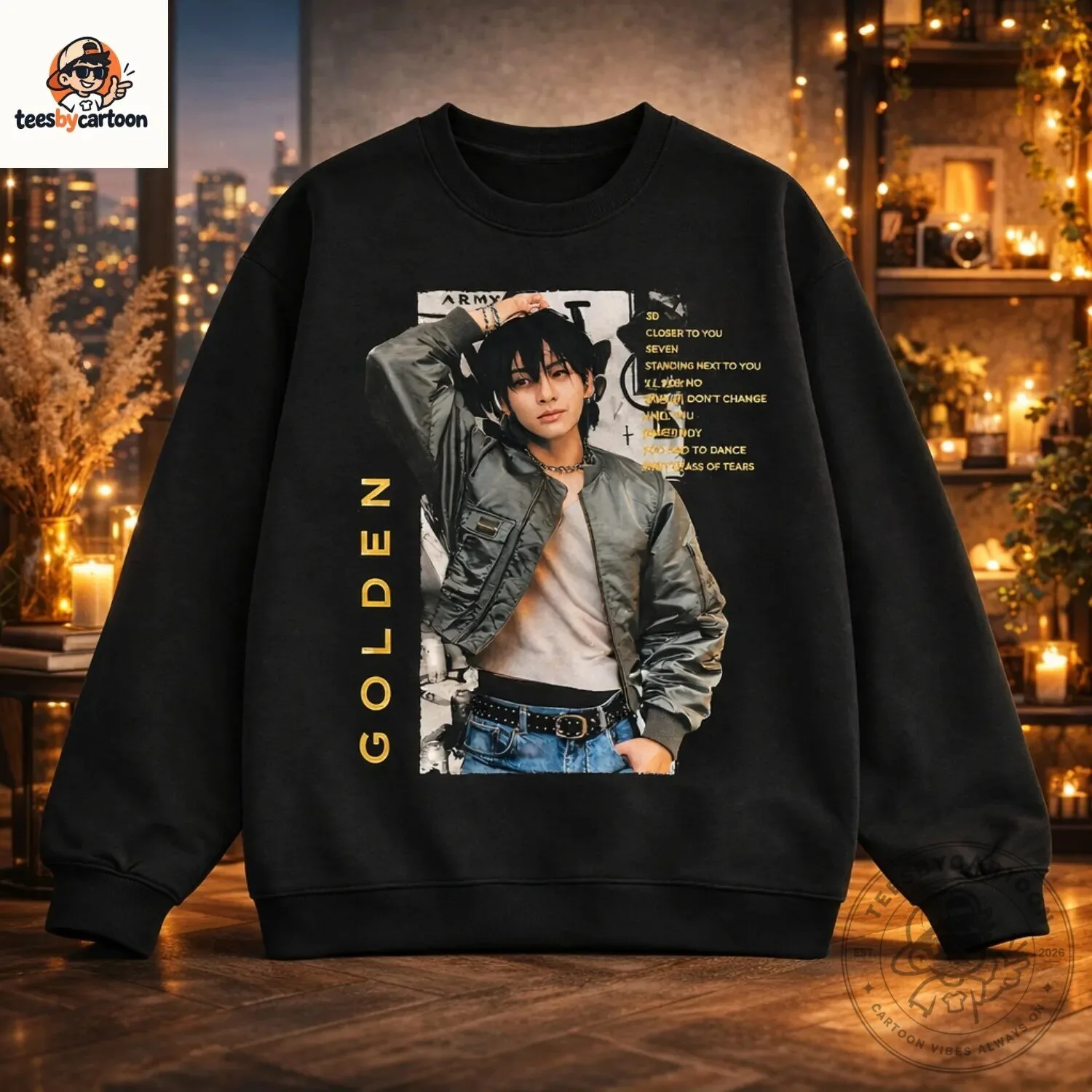 BTS Jungkook GOLDEN Album Sweater