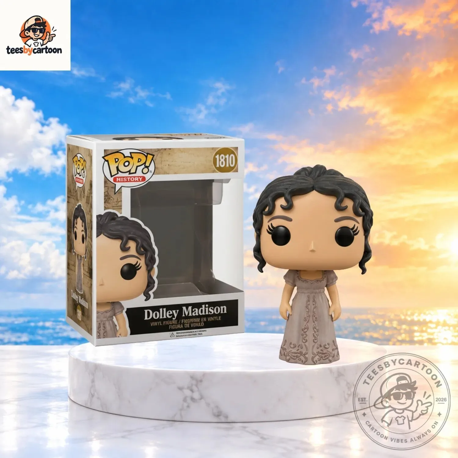 Funko Pop History Dolley Madison Vinyl Figure