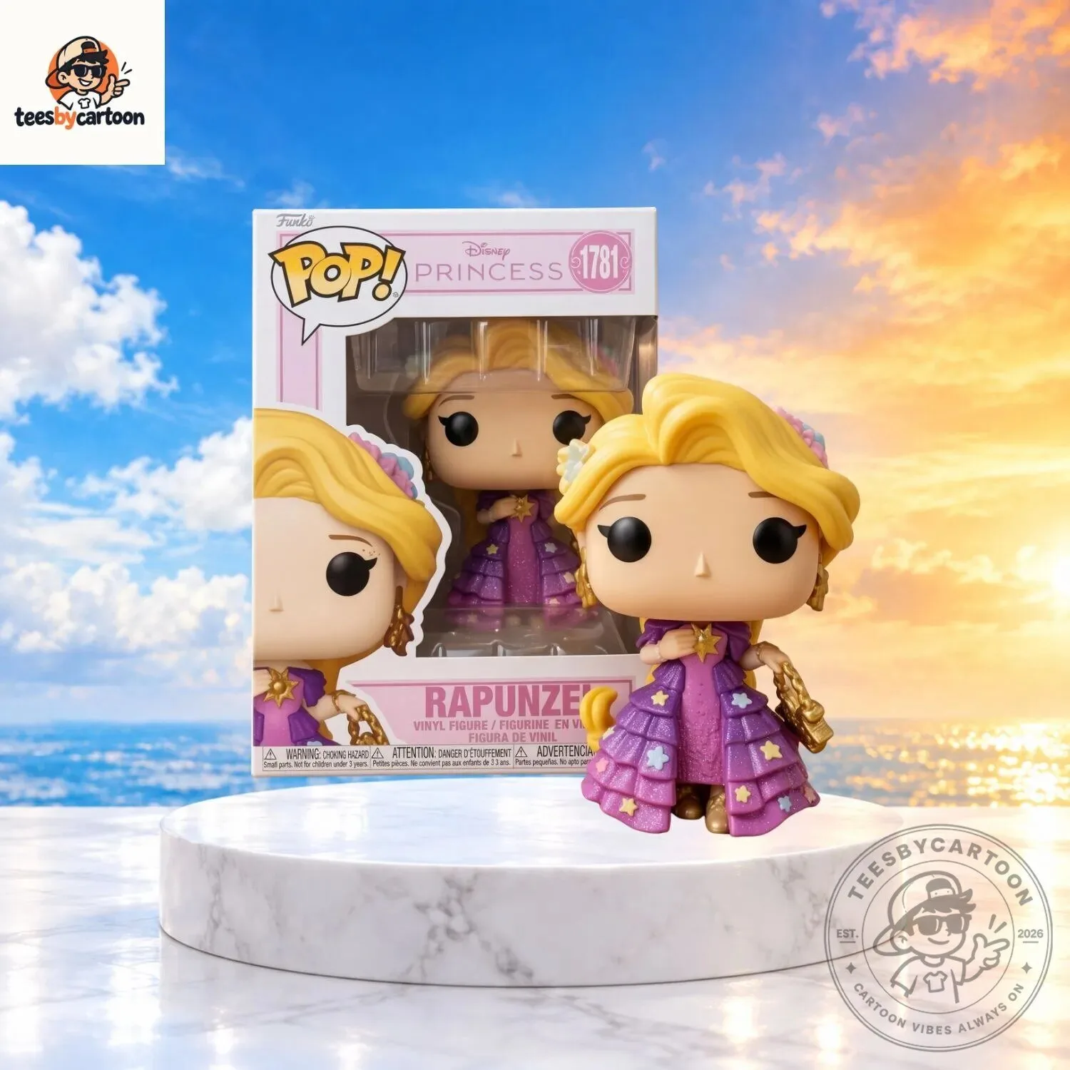 Disney Princess Rapunzel Custom Funko Pop Vinyl Figure