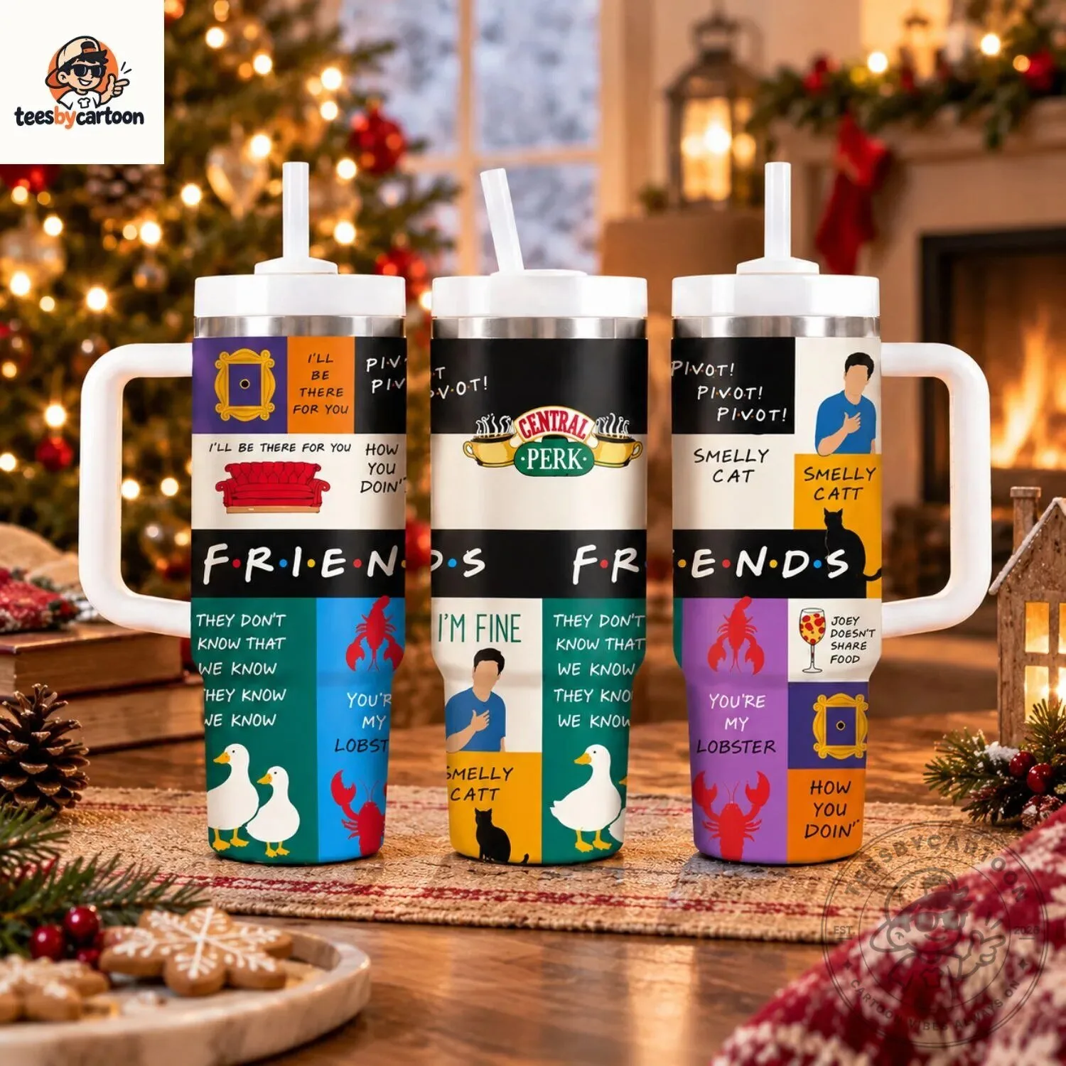Friends TV Show Central Perk Tumbler 5 Friends TV Show Central Perk Tumbler