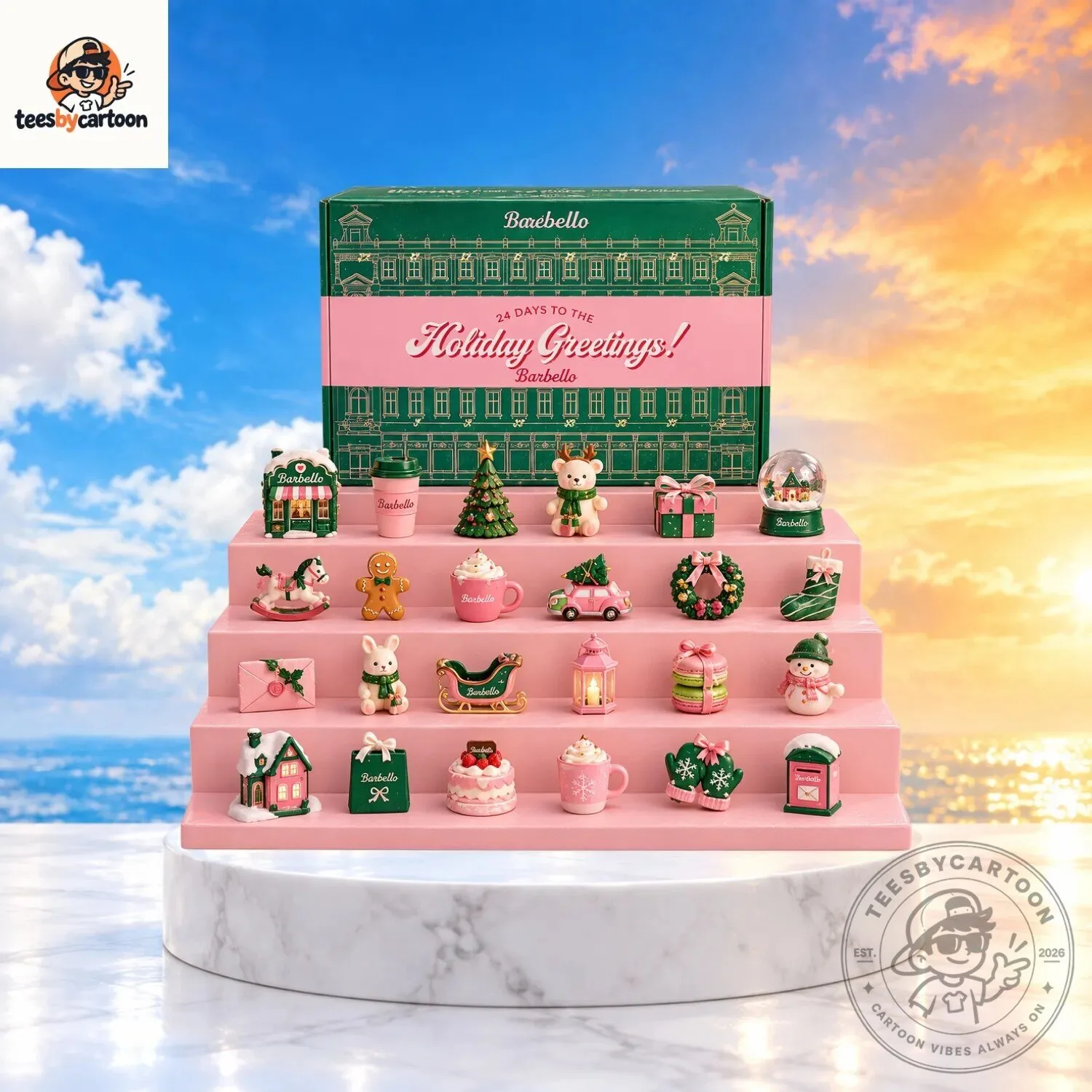 Barbello Holiday Greetings 24 Days Christmas Countdown Advent Calendar 1 Barbello Holiday Greetings 24 Days Christmas Countdown Advent Calendar