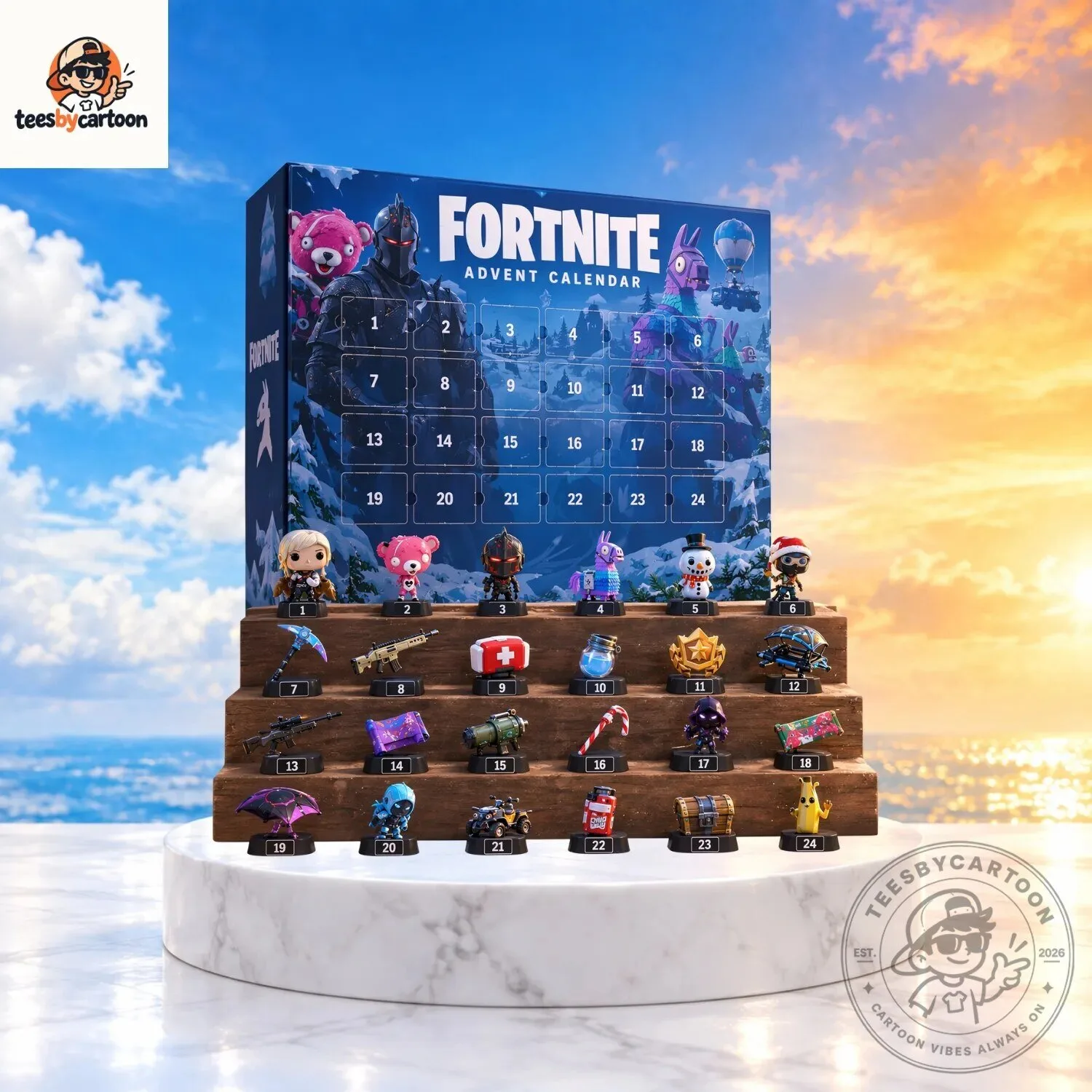 Fortnite 24 Days Christmas Countdown Advent Calendar