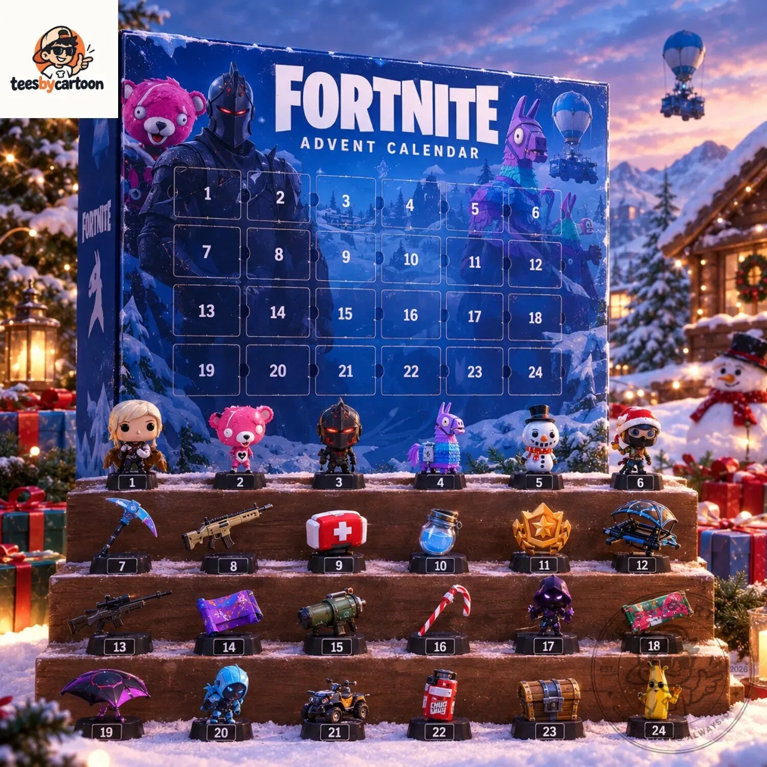 Fortnite 24 Days Christmas Countdown Advent Calendar 3 Fortnite 24 Days Christmas Countdown Advent Calendar