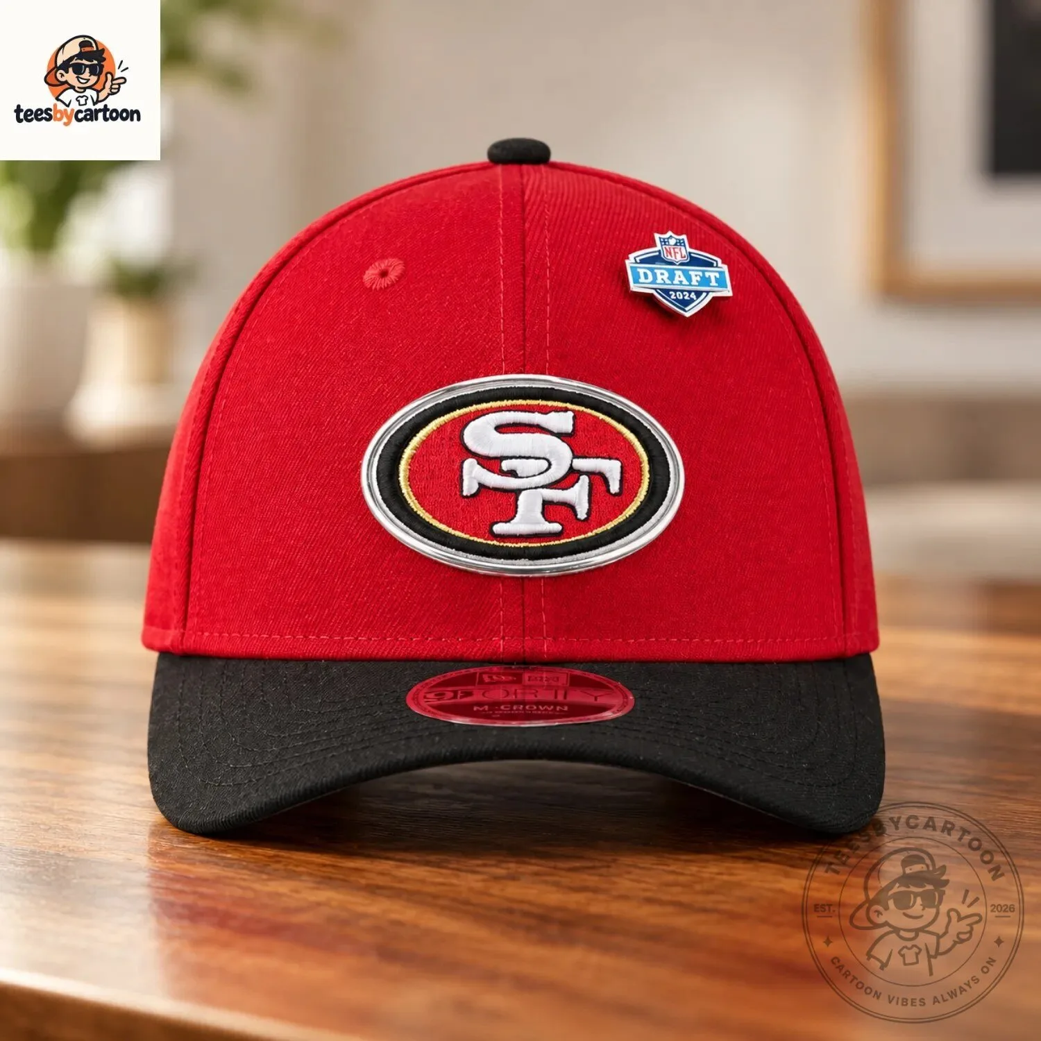 San Francisco 49ers New Era 2026 NFL Draft 9FORTY M-Crown Cap 5 San Francisco 49ers New Era 2026 NFL Draft 9FORTY M-Crown Cap