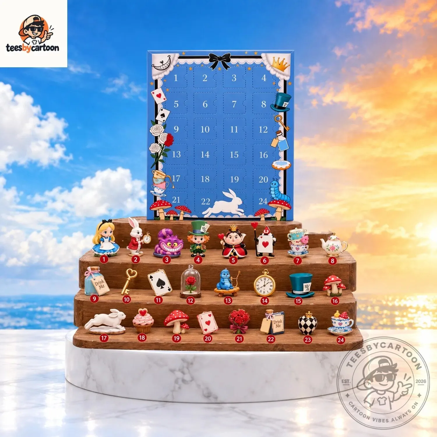 Alice in Wonderland 24 Days Advent Calendar