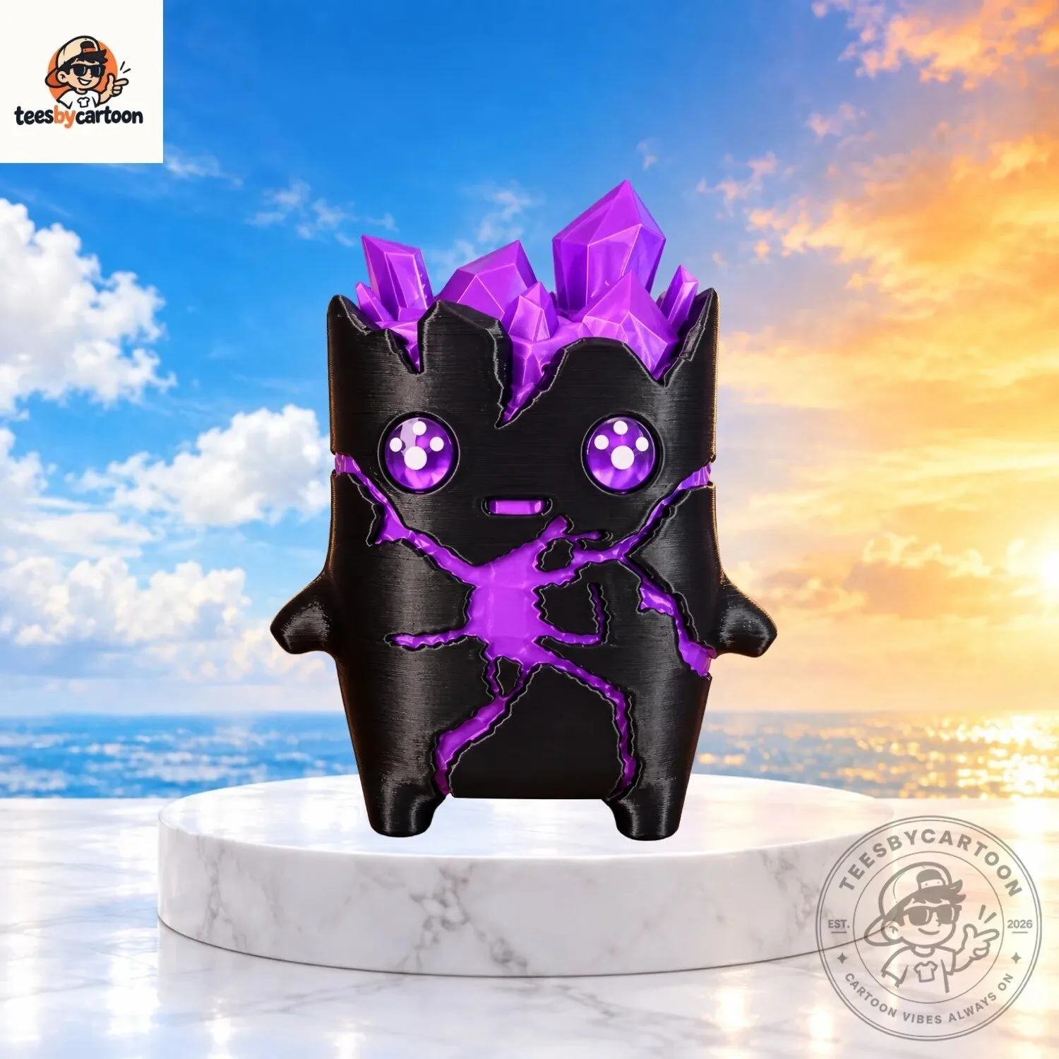 Cute Fortnite Cube Monster Figurine 3 Cute Fortnite Cube Monster Figurine