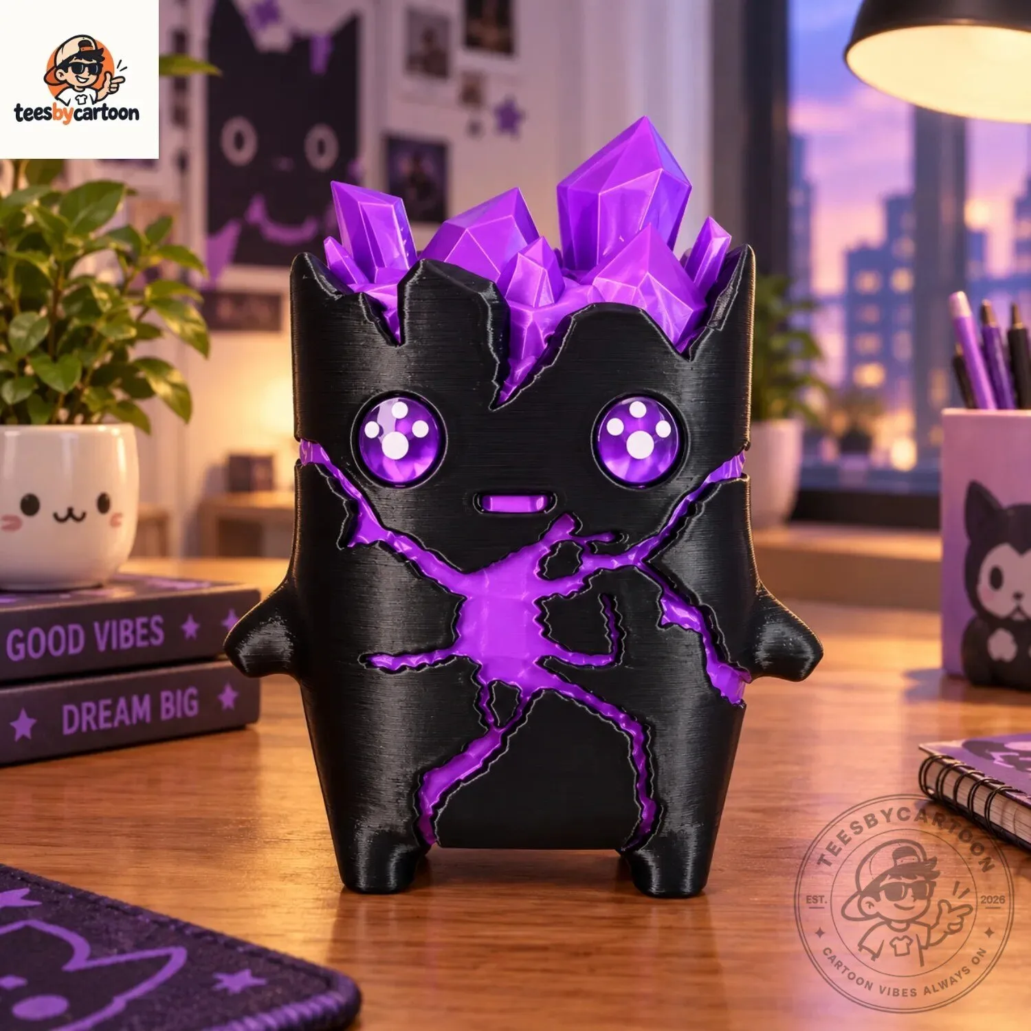 Cute Fortnite Cube Monster Figurine 4 Cute Fortnite Cube Monster Figurine