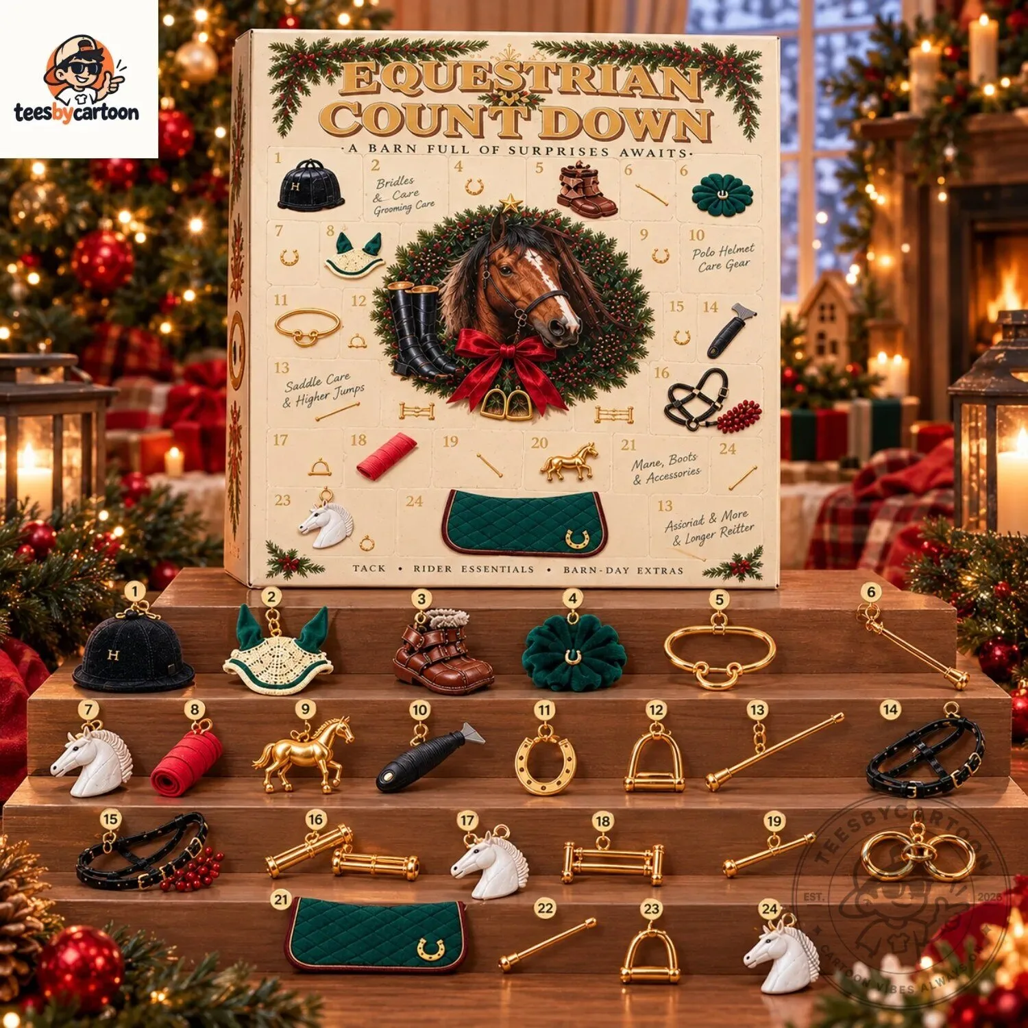 Equestrian Countdown 24 Days Advent Calendar 3 Equestrian Countdown 24 Days Advent Calendar
