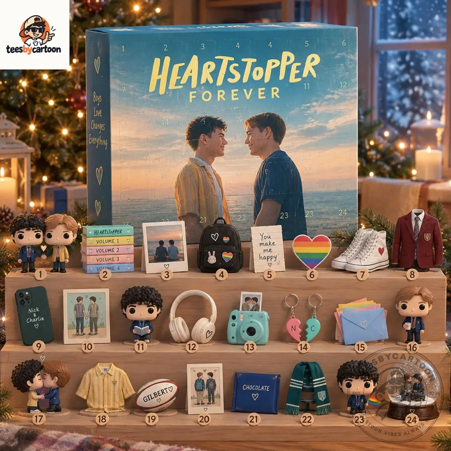 Heartstopper Forever Christmas 24 Days Advent Calendar 3 Heartstopper Forever Christmas 24 Days Advent Calendar