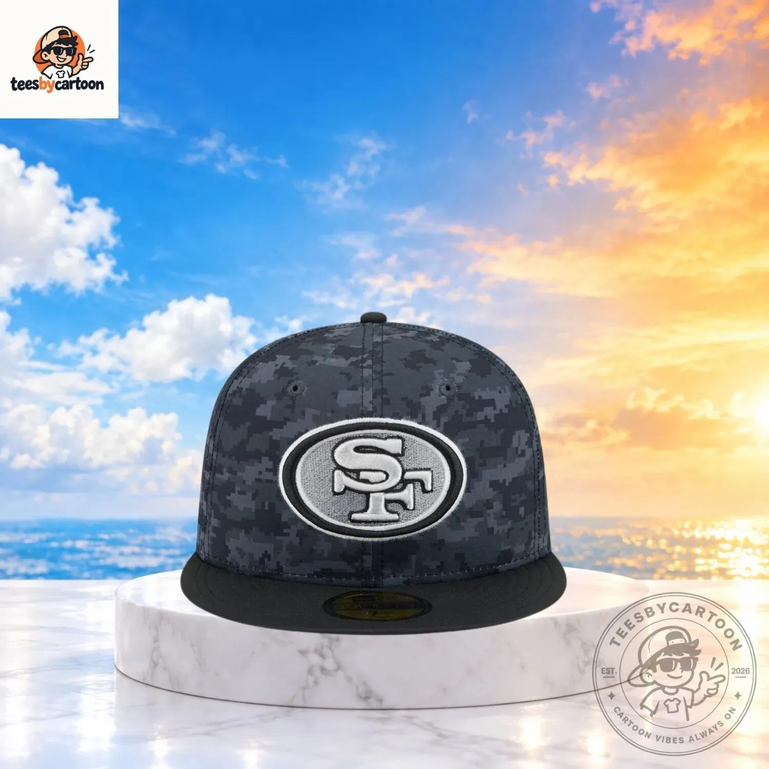 San Francisco 49ers Camouflage Cap