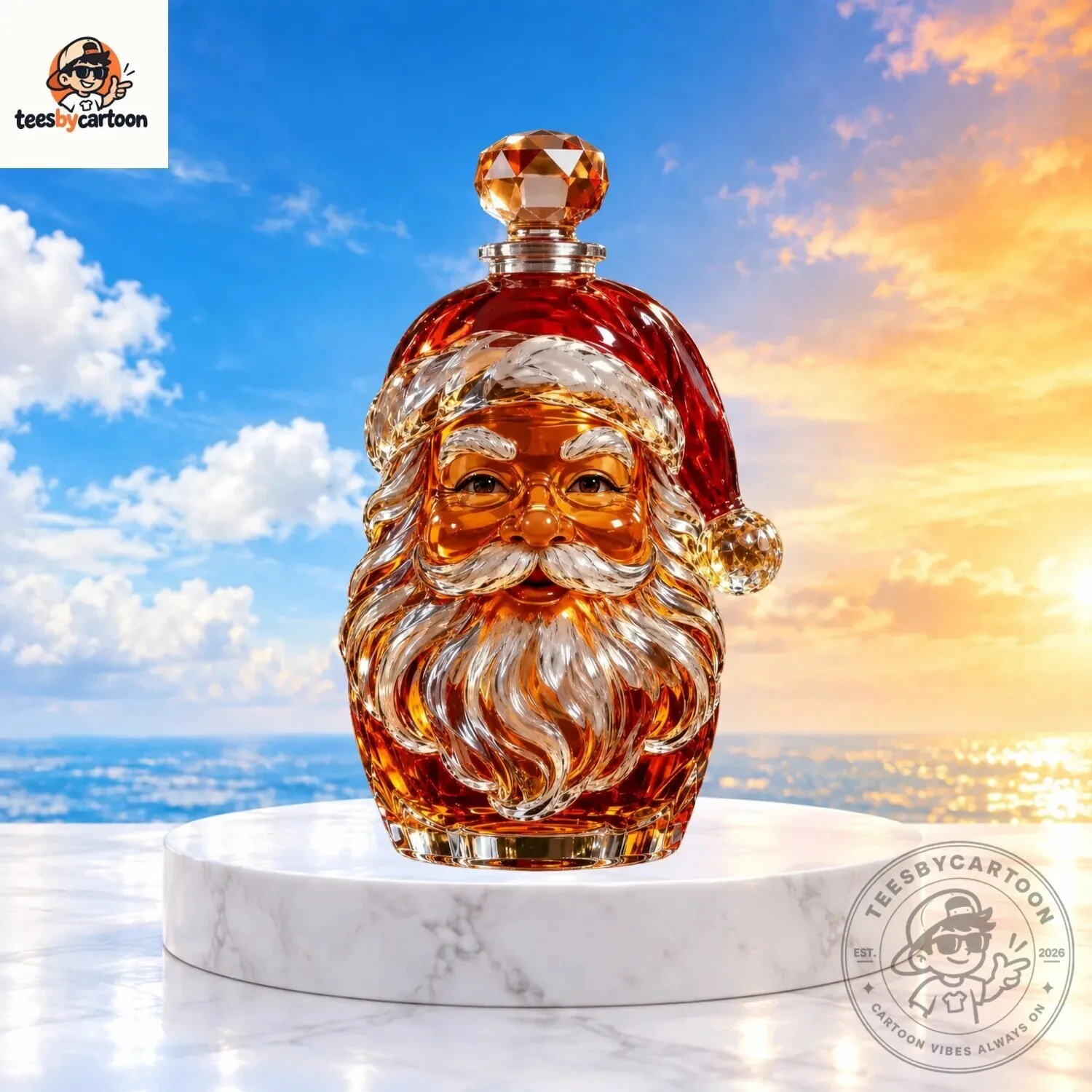 Santa Claus Whiskey Decanter