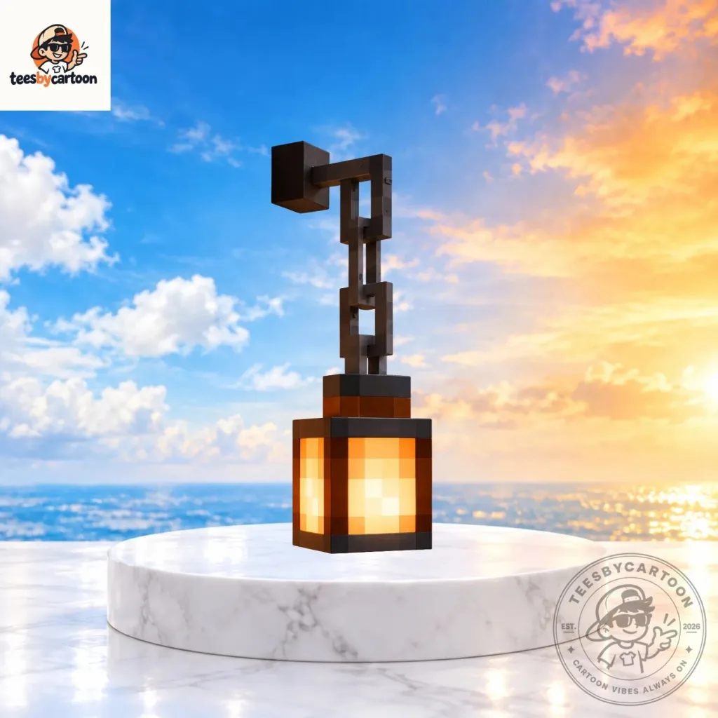 3D Minecraft Lantern Wall Night Light 3D Minecraft Lantern Wall Night Light