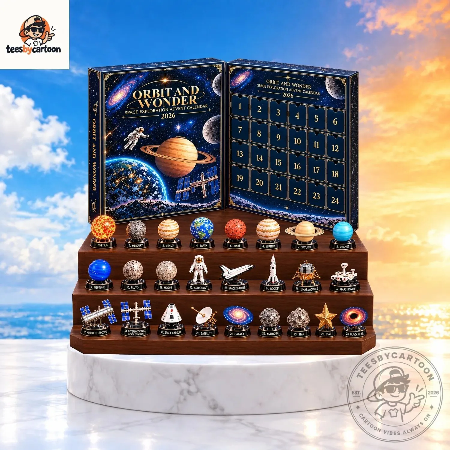 Orbit And Wonder Space Exploration 24-Day Christmas Advent Calendar 2026