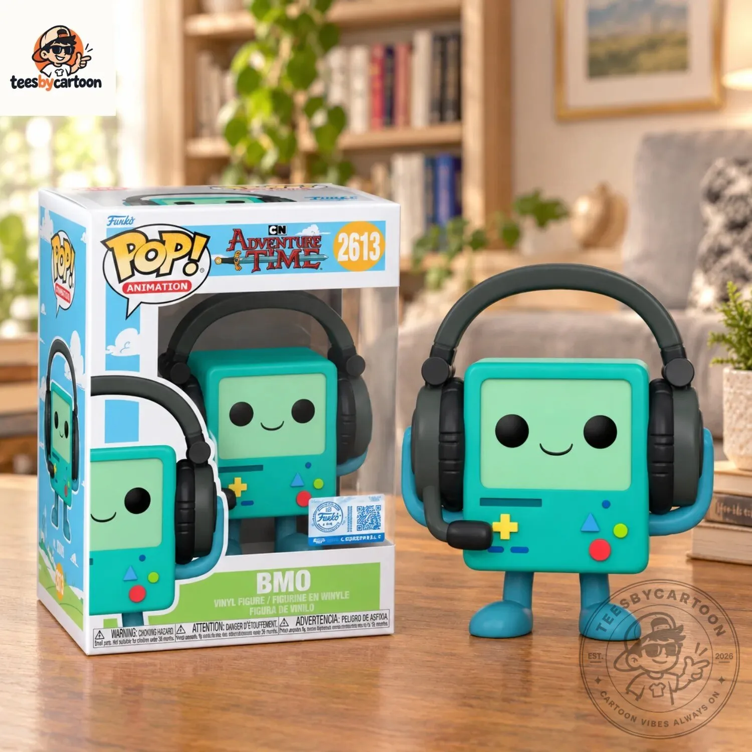 BMO Adventure Time Headphone Edition Custom Funko Pop Figure 3 BMO Adventure Time Headphone Edition Custom Funko Pop Figure