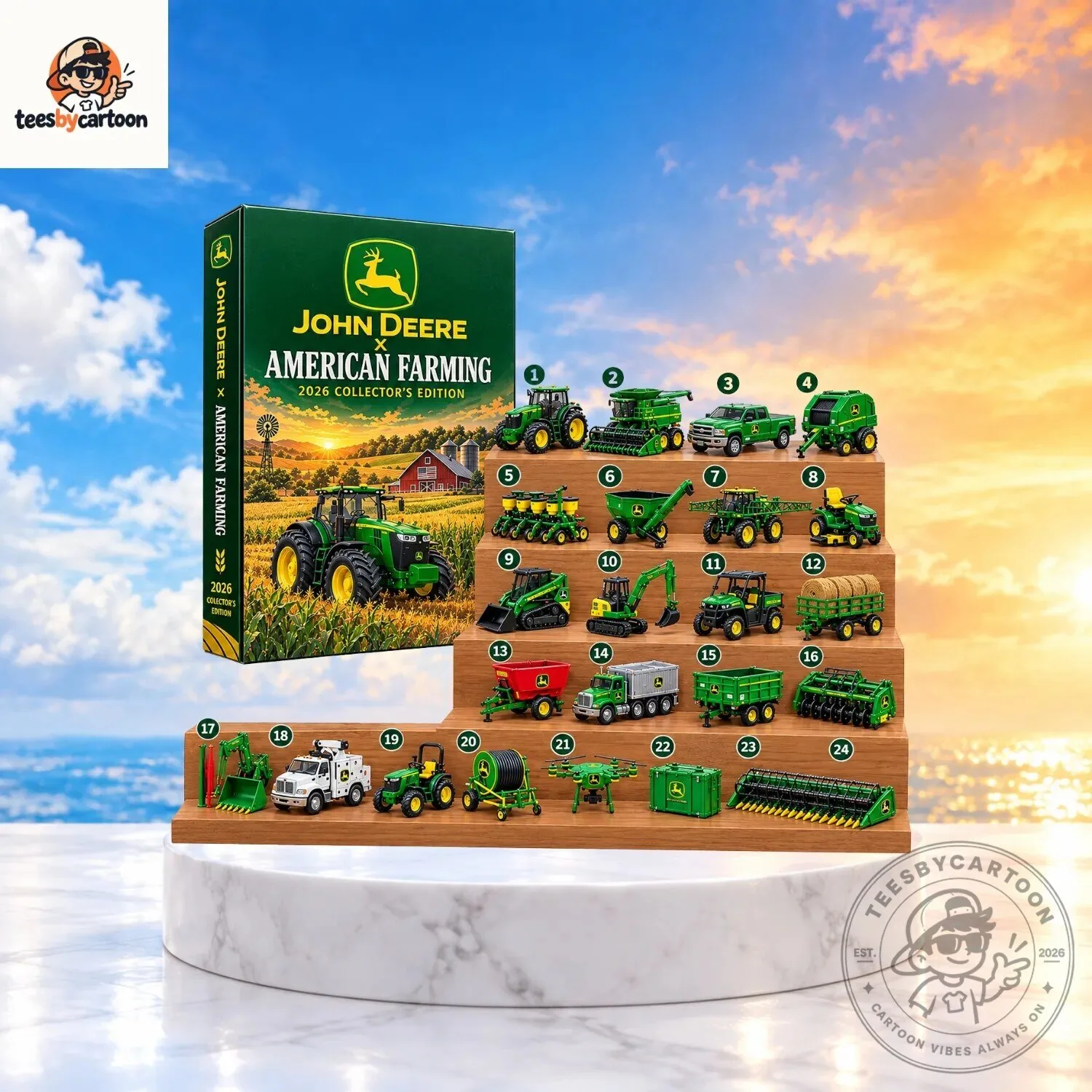 John Deere American Farming Christmas Advent Calendar