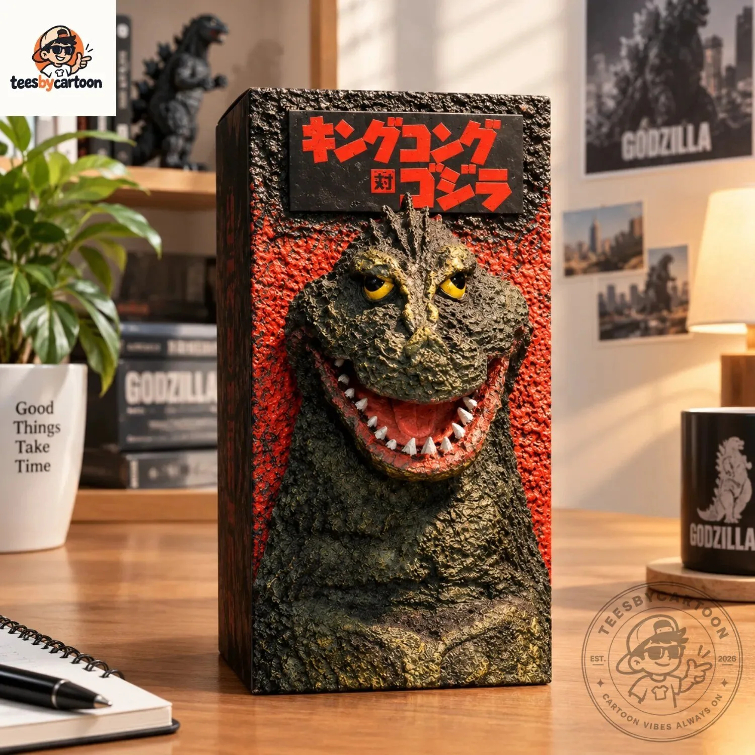 Funny Godzilla Kaiju Head Tissue Box Cover 8 Funny Godzilla Kaiju Head Tissue Box Cover