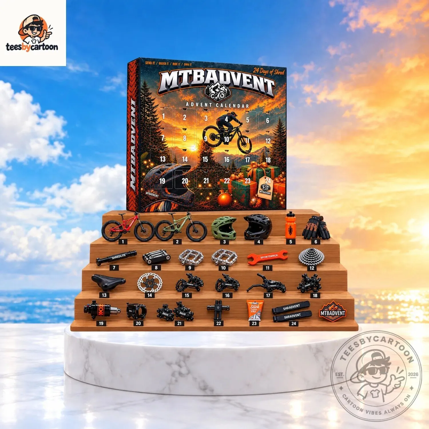 MTBADVENT Mountain Bike 24 Days Advent Calendar