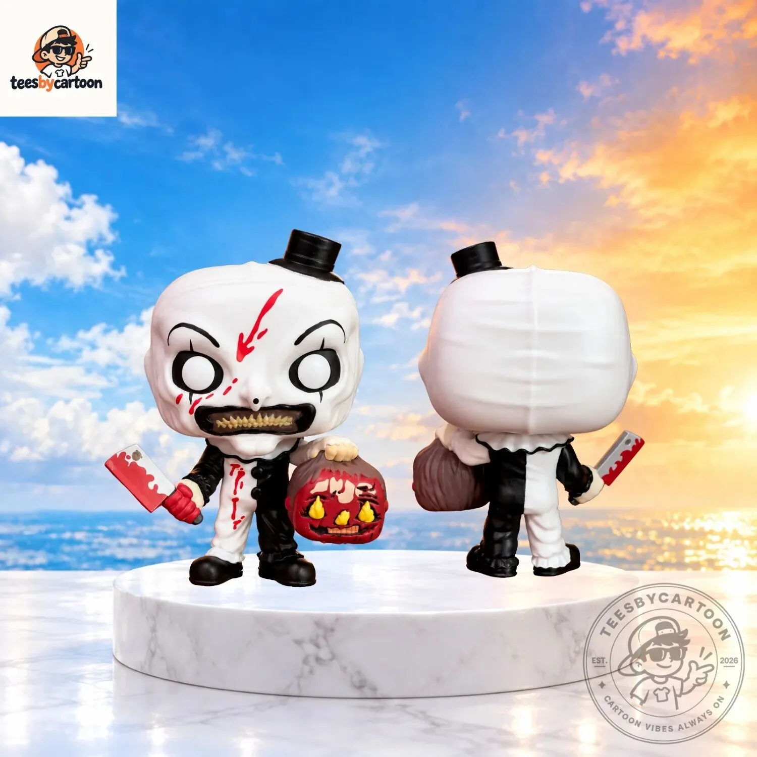 Terrifier Movie Art The Clown Halloween Funko Pop Vinyl Figure