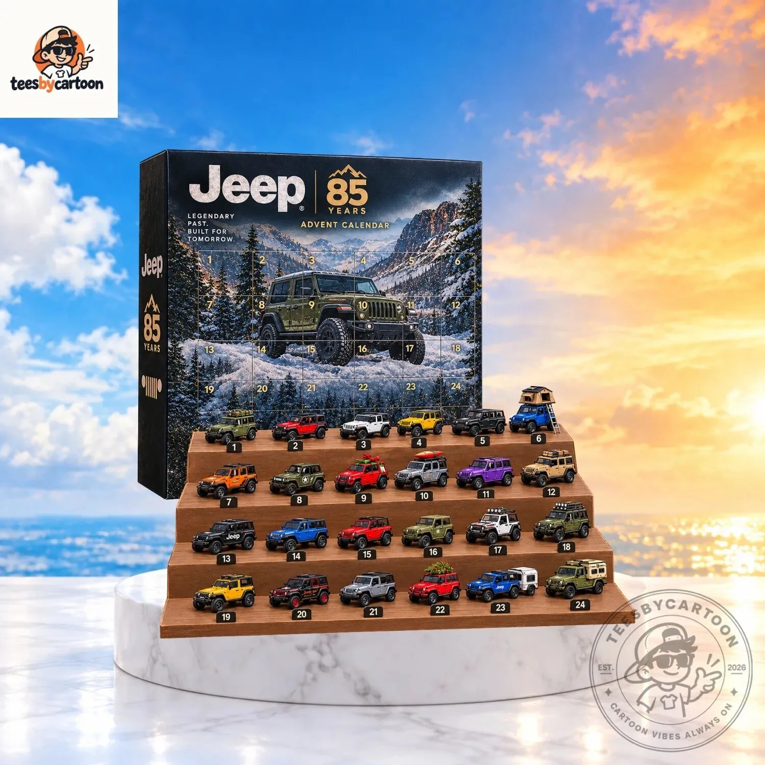 Jeep 85 Years Legendary Past Advent Calendar