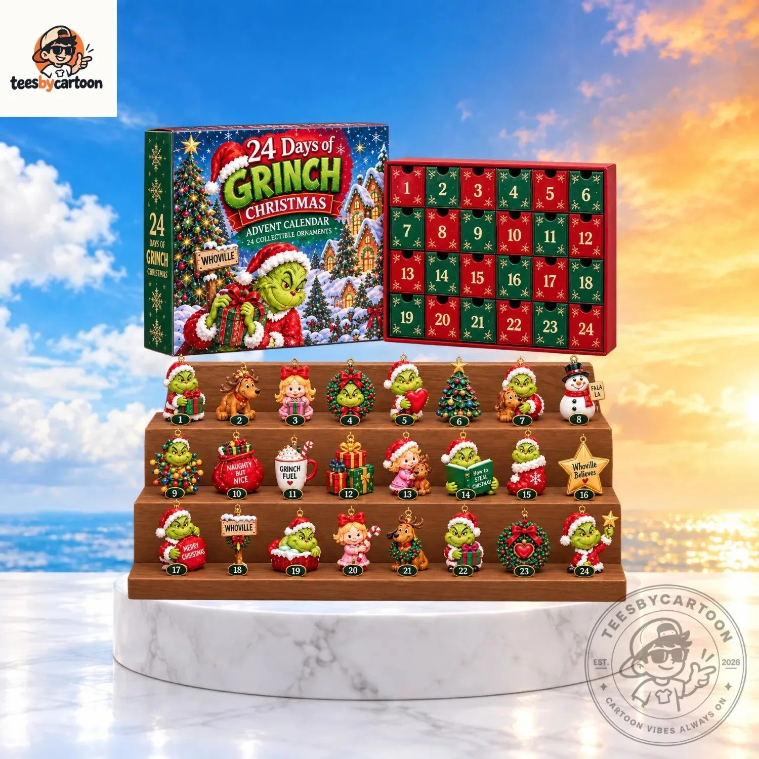 24 Days of Grinch Christmas Advent Calendar