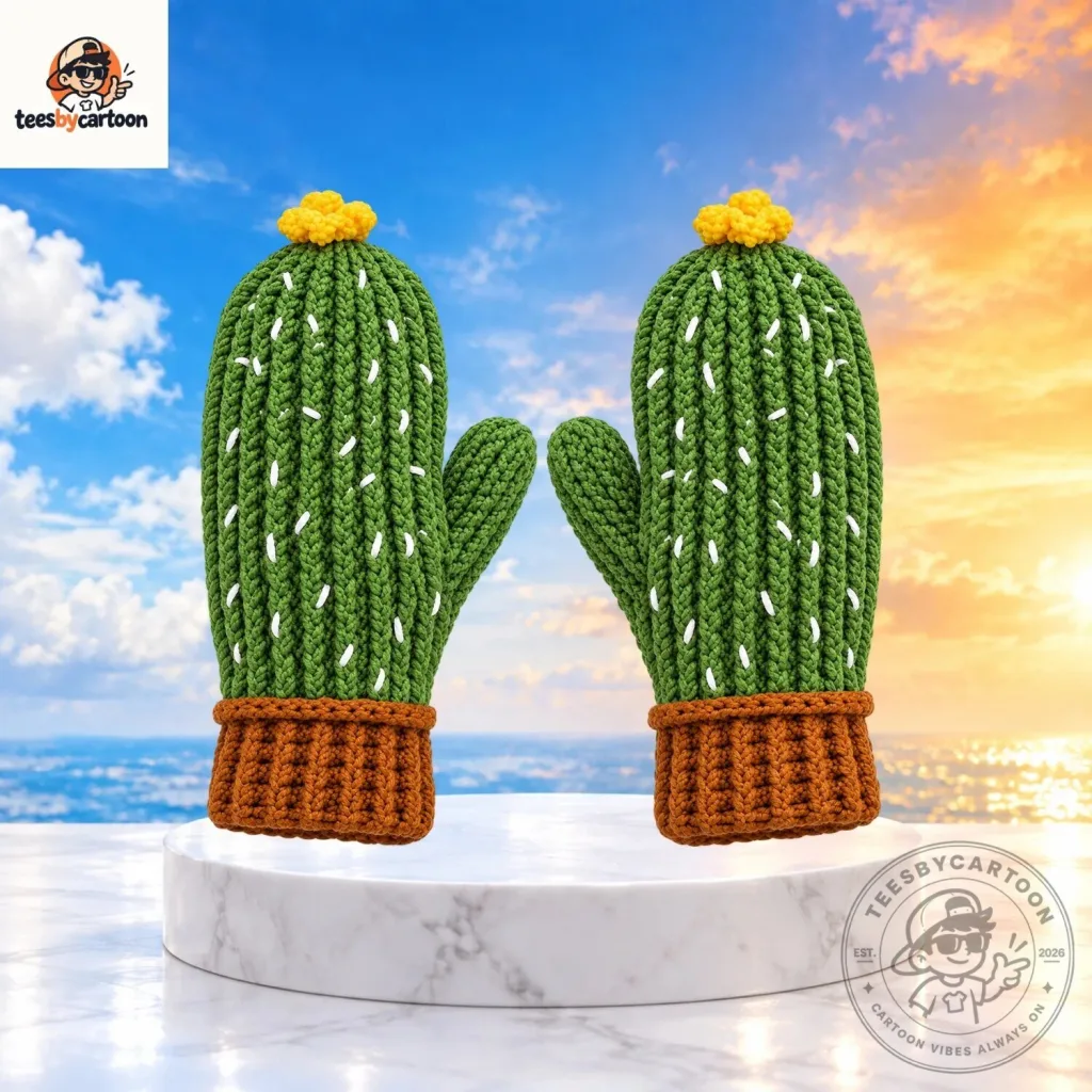 Cute Crochet Cactus Gloves Cute Crochet Cactus Gloves