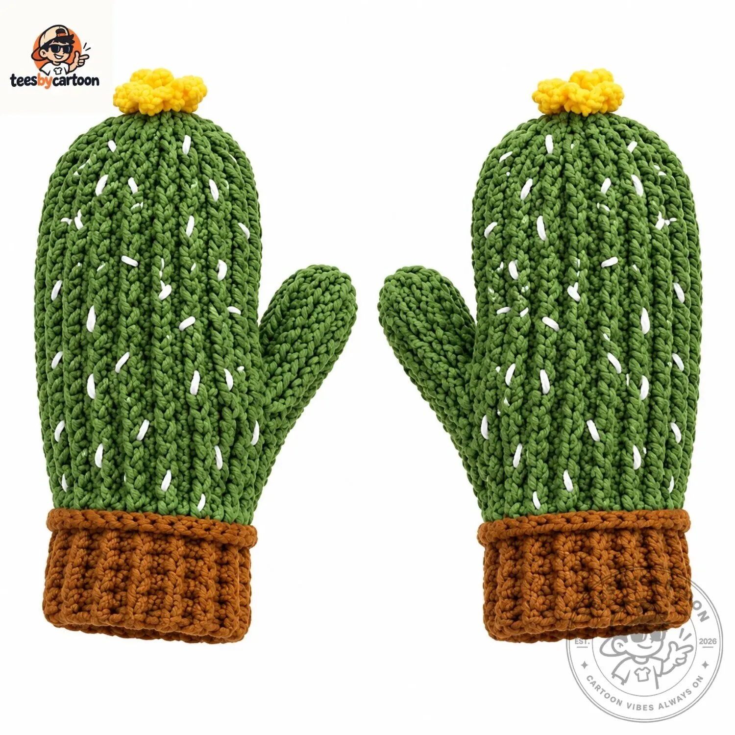 Cute Crochet Cactus Gloves 4 Cute Crochet Cactus Gloves